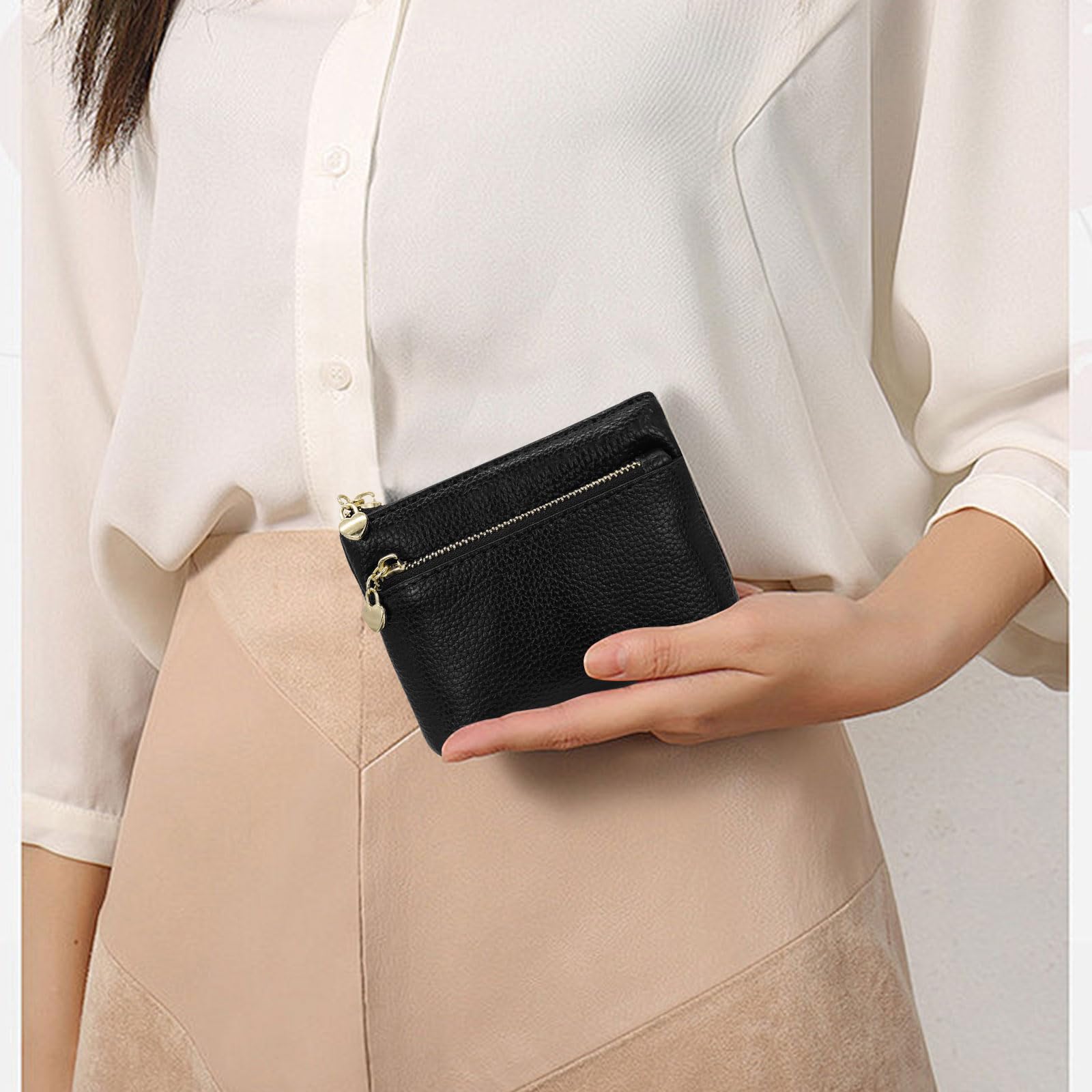 adistylinno-women-s-wallet-portefeuille-noir-3-zips image 6