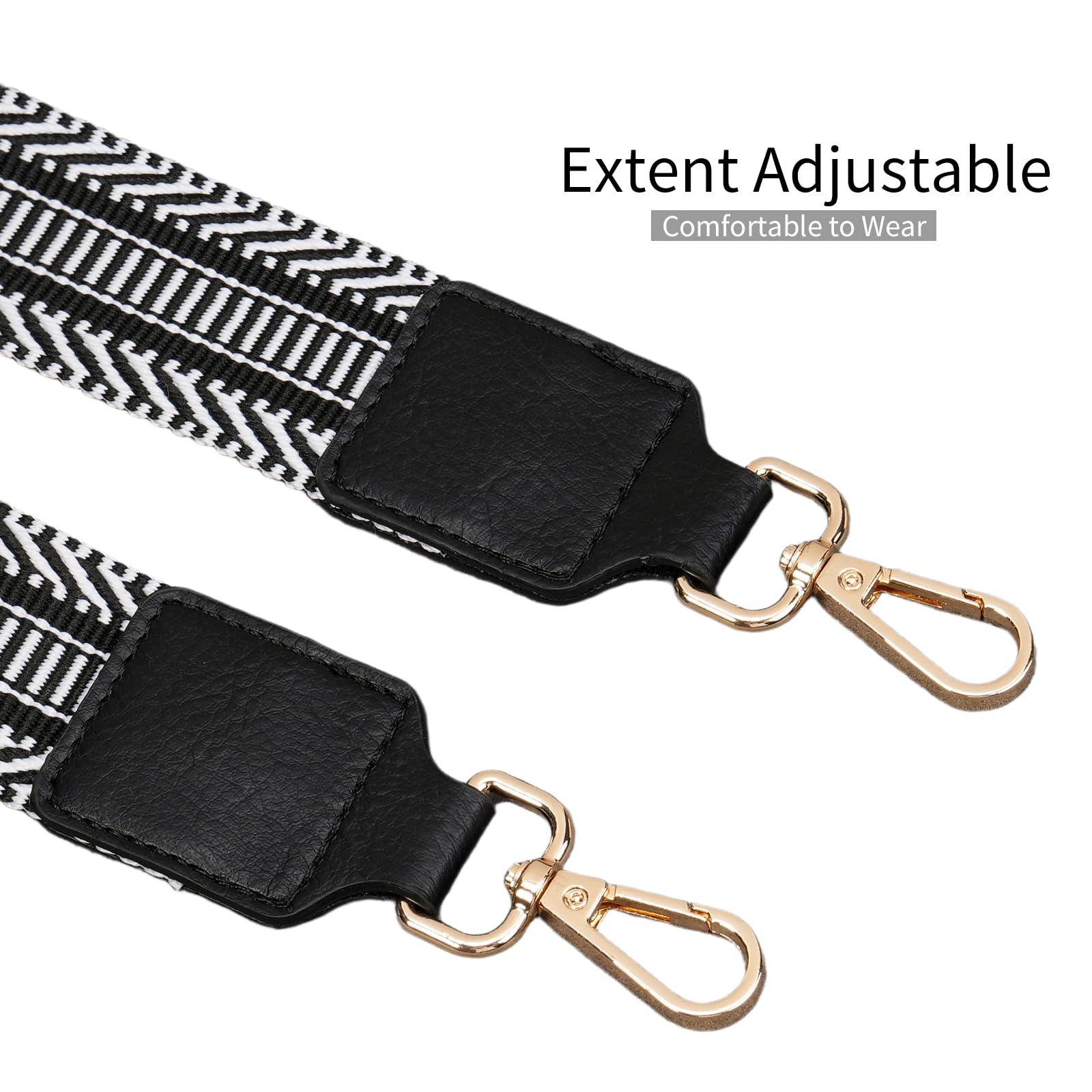gaekeao-crossbody-bag-sangle-bandouliere-noire-tricot image 5