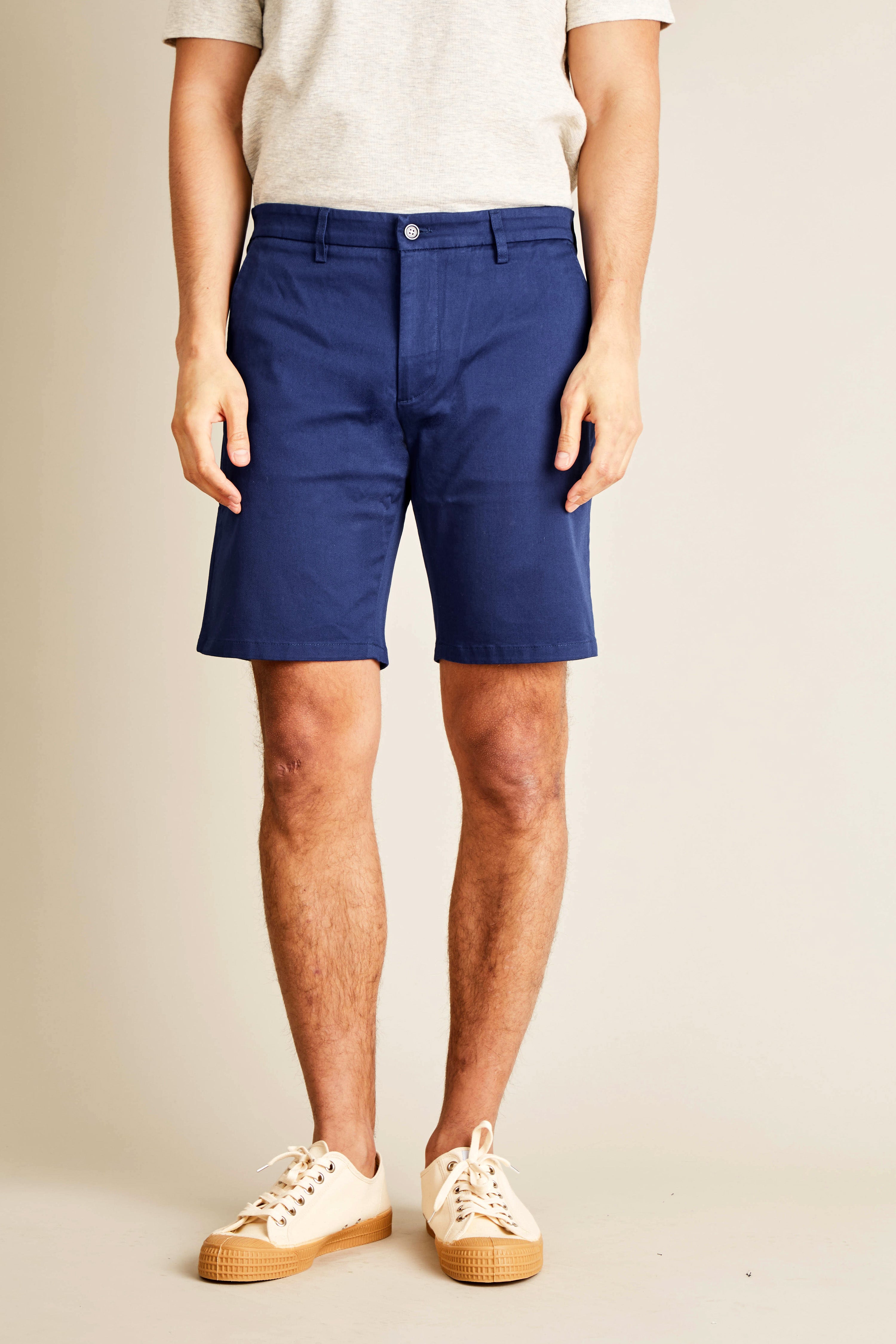 le-pantalon-bermudas-homme-fm-lpb-17-bermuda-bleu-cobalt-coton image 1