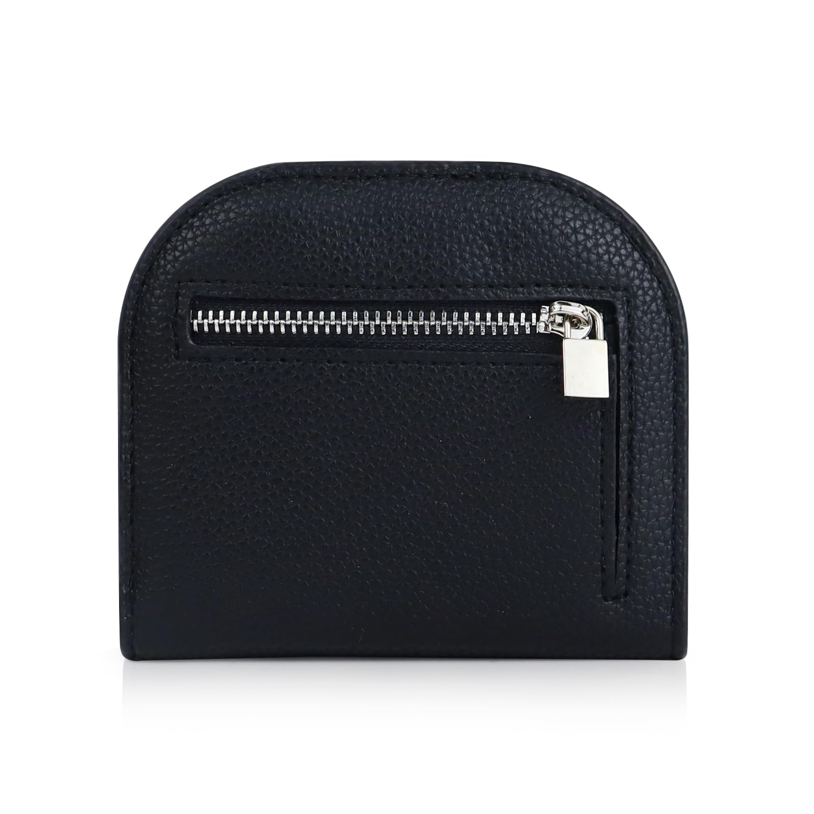 adistylinno-women-s-wallet-portefeuille-noir-bouton-pression-6-cartes image 6