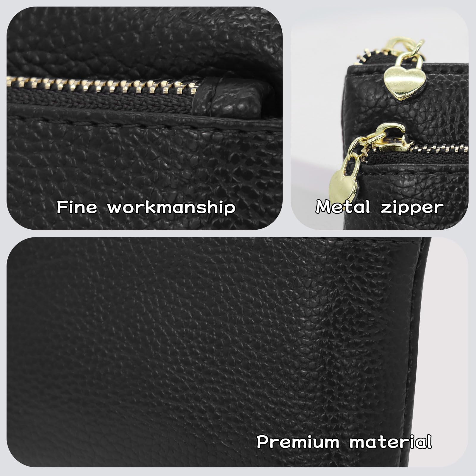 adistylinno-women-s-wallet-portefeuille-noir-3-zips image 2