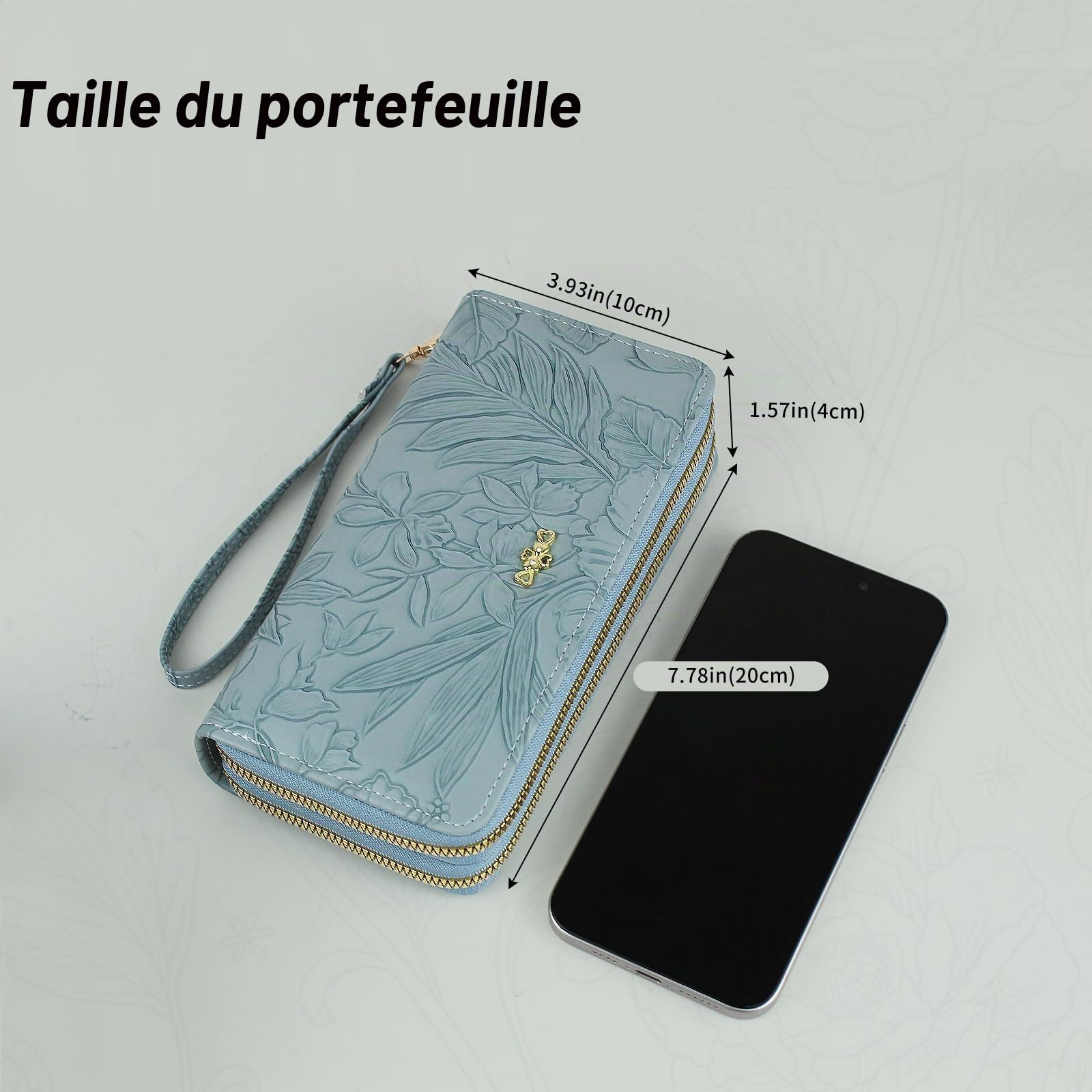 adistylinno-women-s-wallet-portefeuille-femme-bleu-grande-capacit image 3