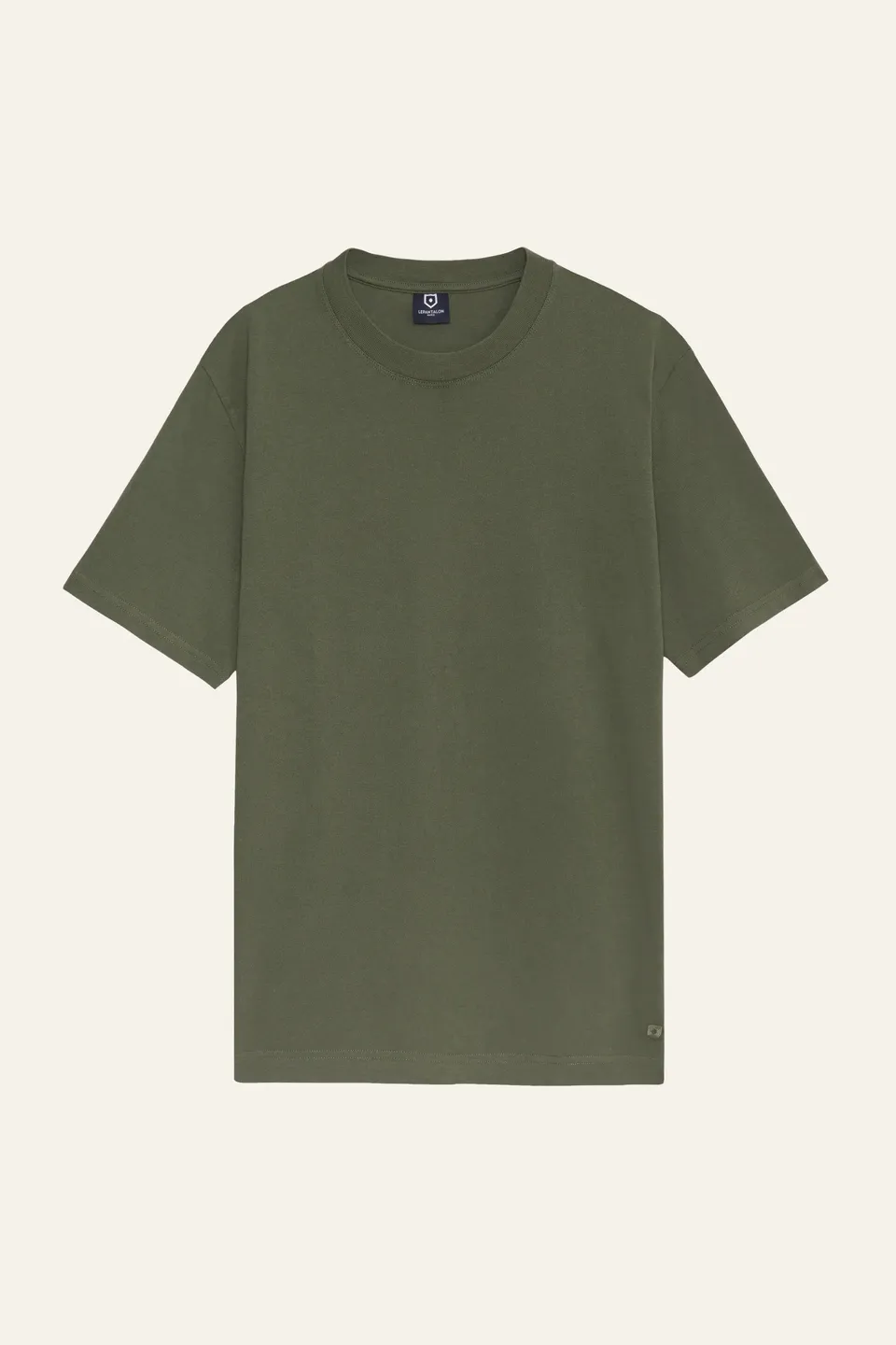 le-pantalon-t-shirts-homme-tee-shirt-kaki-coton-bio image 1