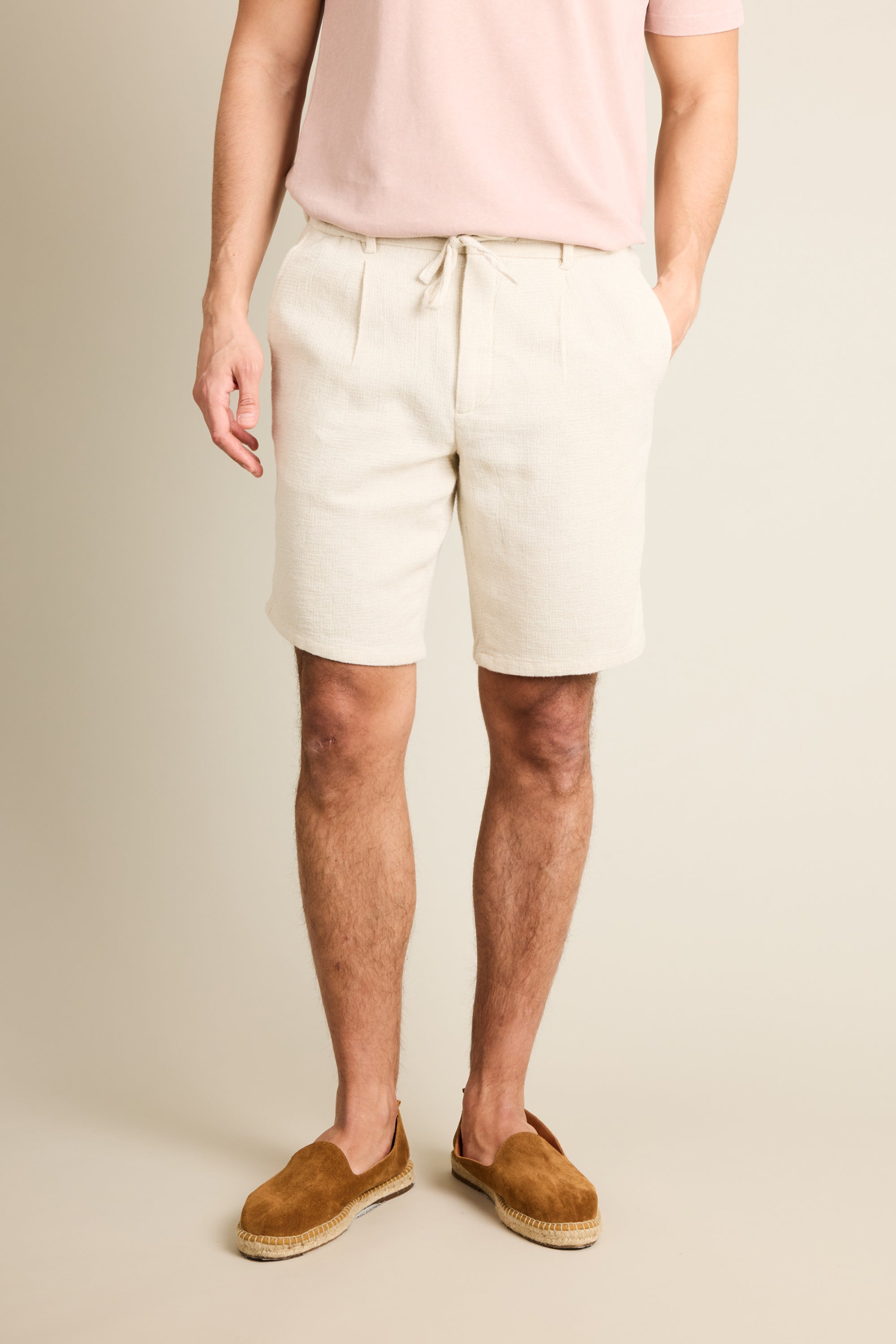le-pantalon-bermudas-homme-fm-lpba-1-bermuda-cru-lin-coton-large image 1