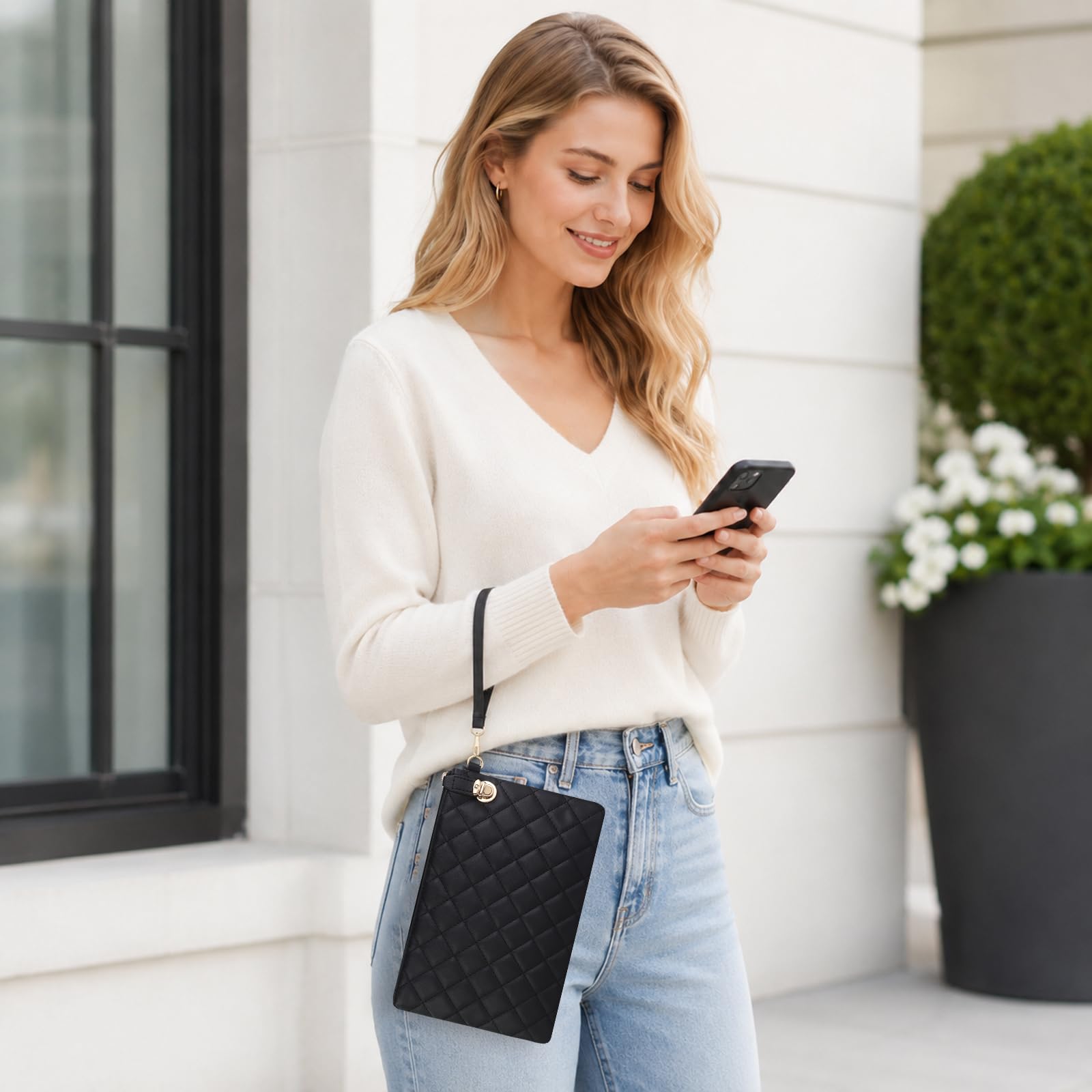 adistylinno-clutch-purses-sac-fin-noir-simili-cuir image 2