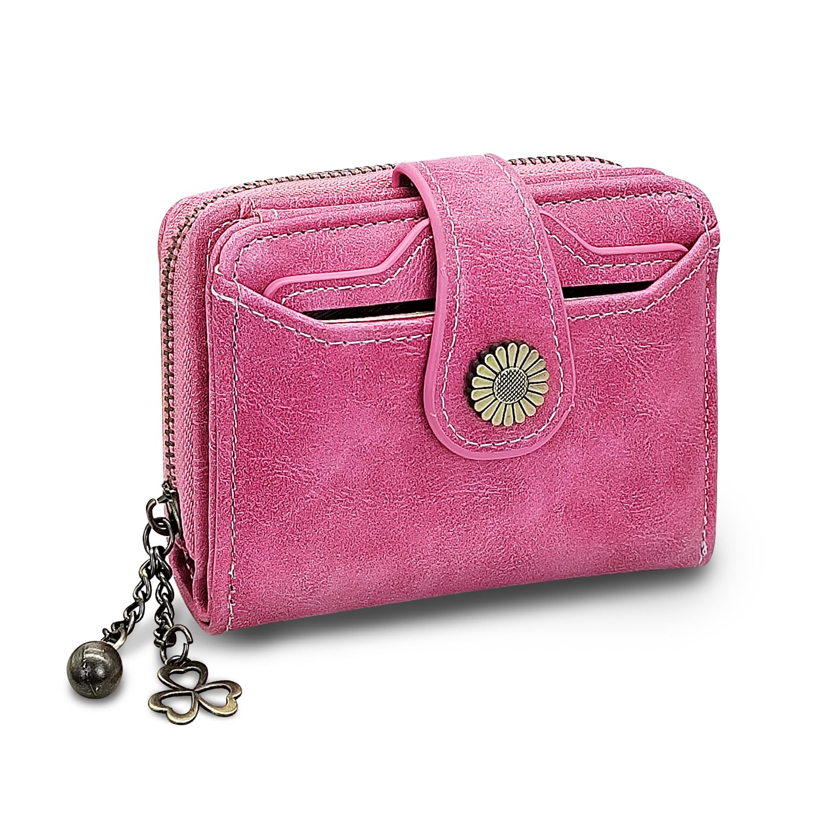 adistylinno-women-s-wallet-portefeuille-rose-rfid-fleur image 1