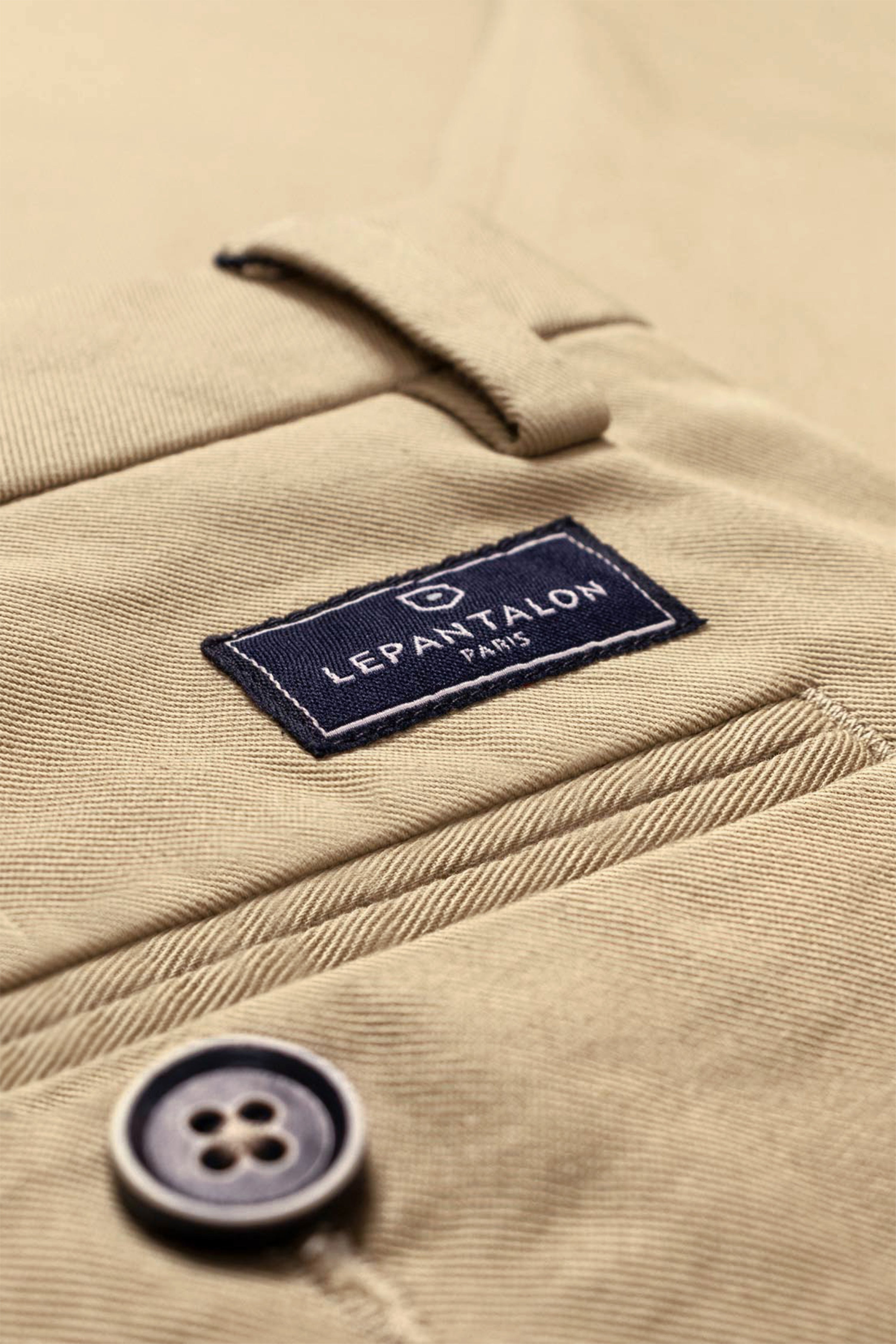 le-pantalon-bermudas-homme-bermuda-beige-short-coton image 7