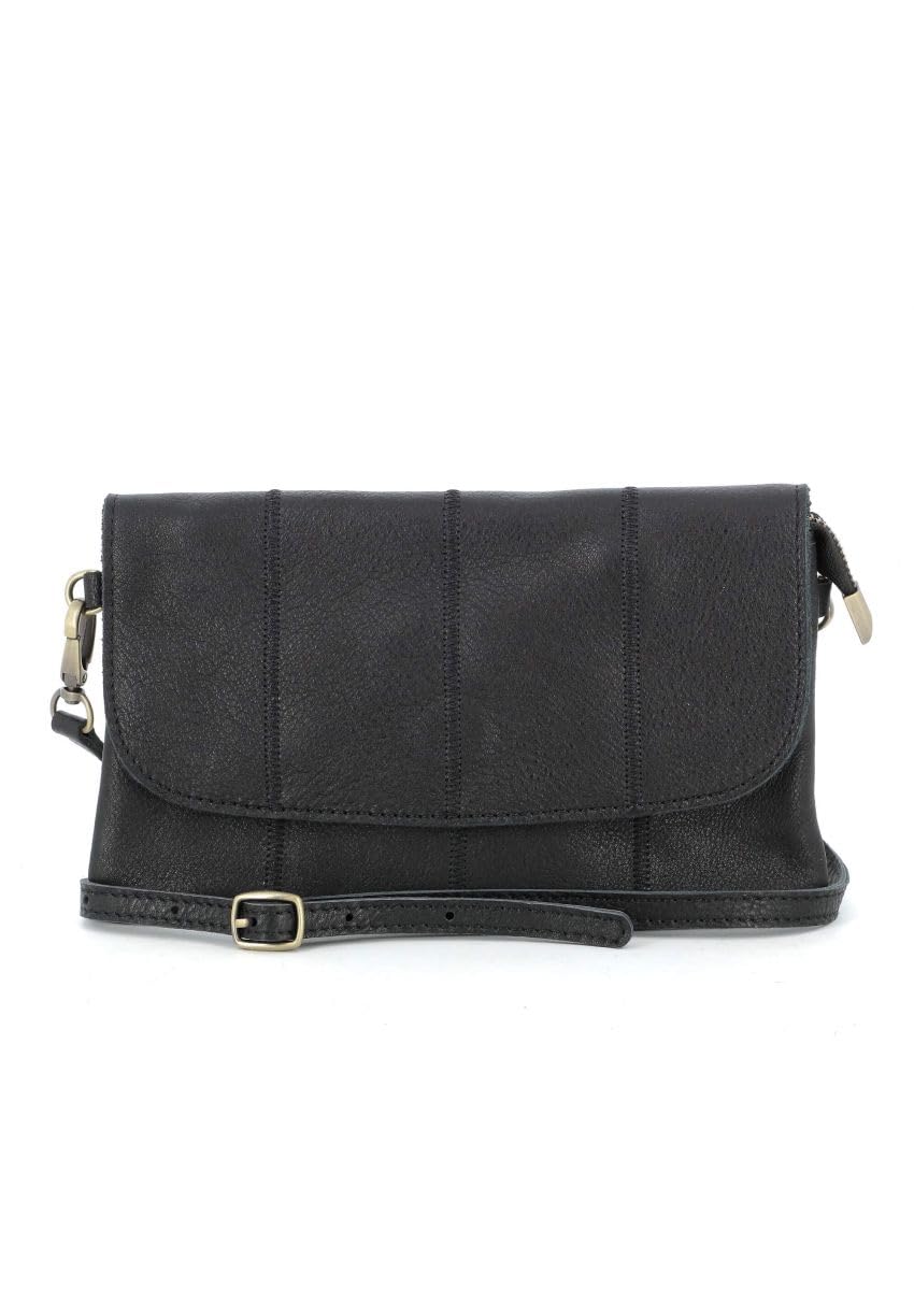 double-tree-sac-bandouli-re-cuir-v-ritable-noir-magn-tique-mini image 1