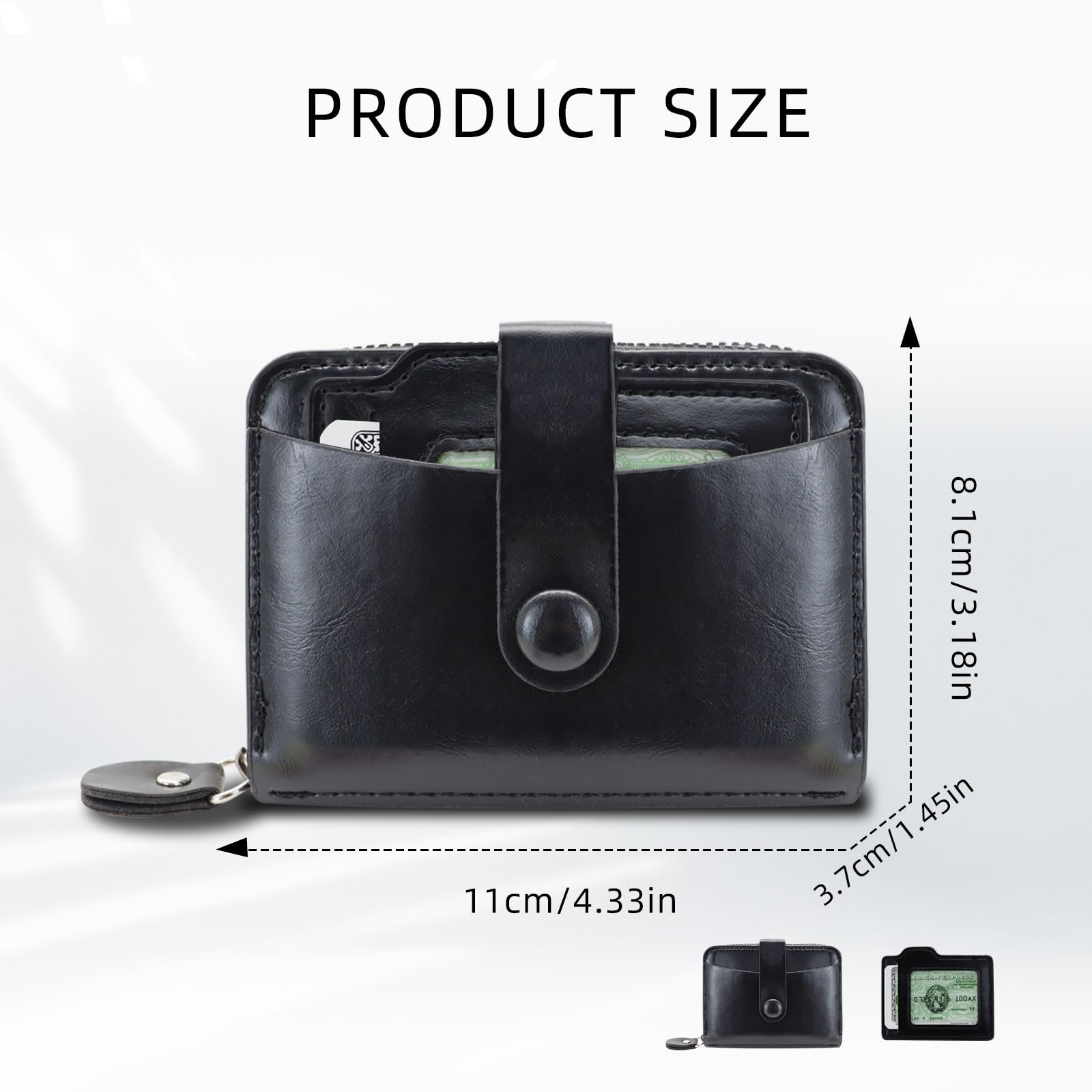 adistylinno-men-s-wallet-porte-cartes-zip-9-cartes-homme image 4