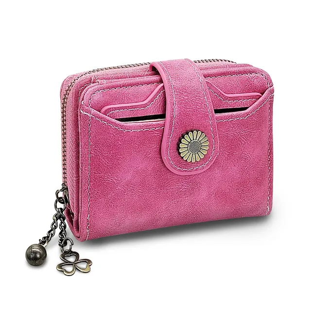 adistylinno-women-s-wallet-portefeuille-rose-rfid-fleur image 1