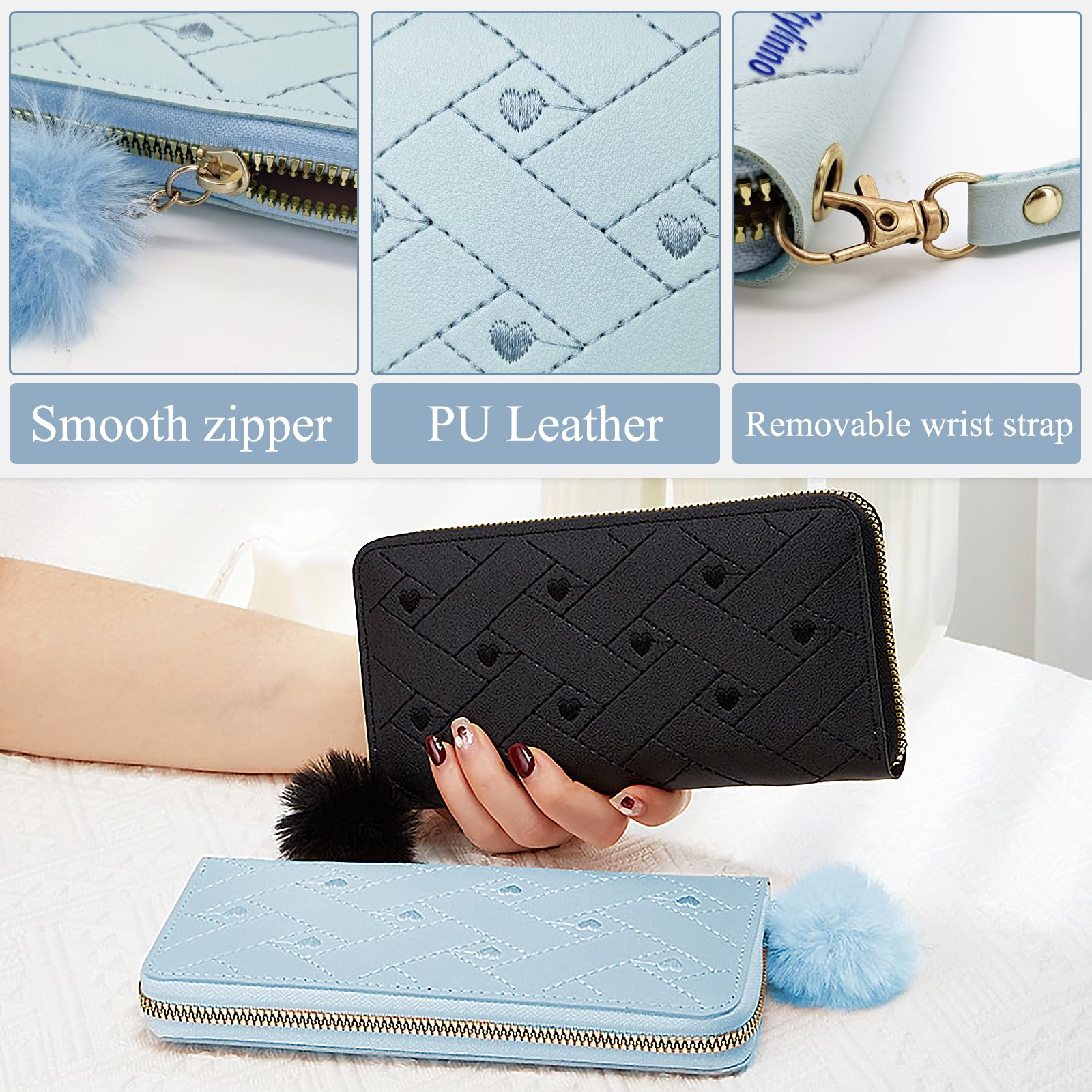 adistylinno-women-s-wallet-portefeuille-cuir-bleu-grande-capacit image 4