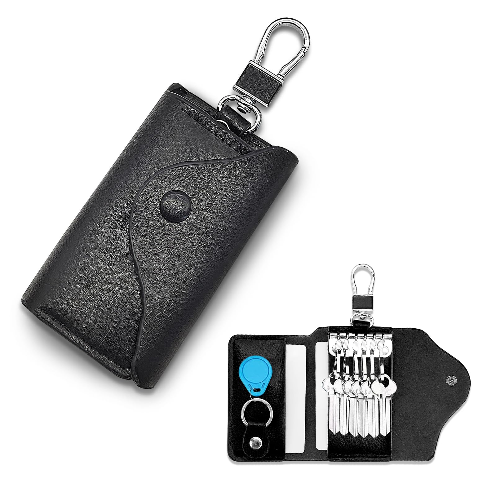 adistylinno-key-holder-wallet-tui-cl-s-cuir-noir image 1