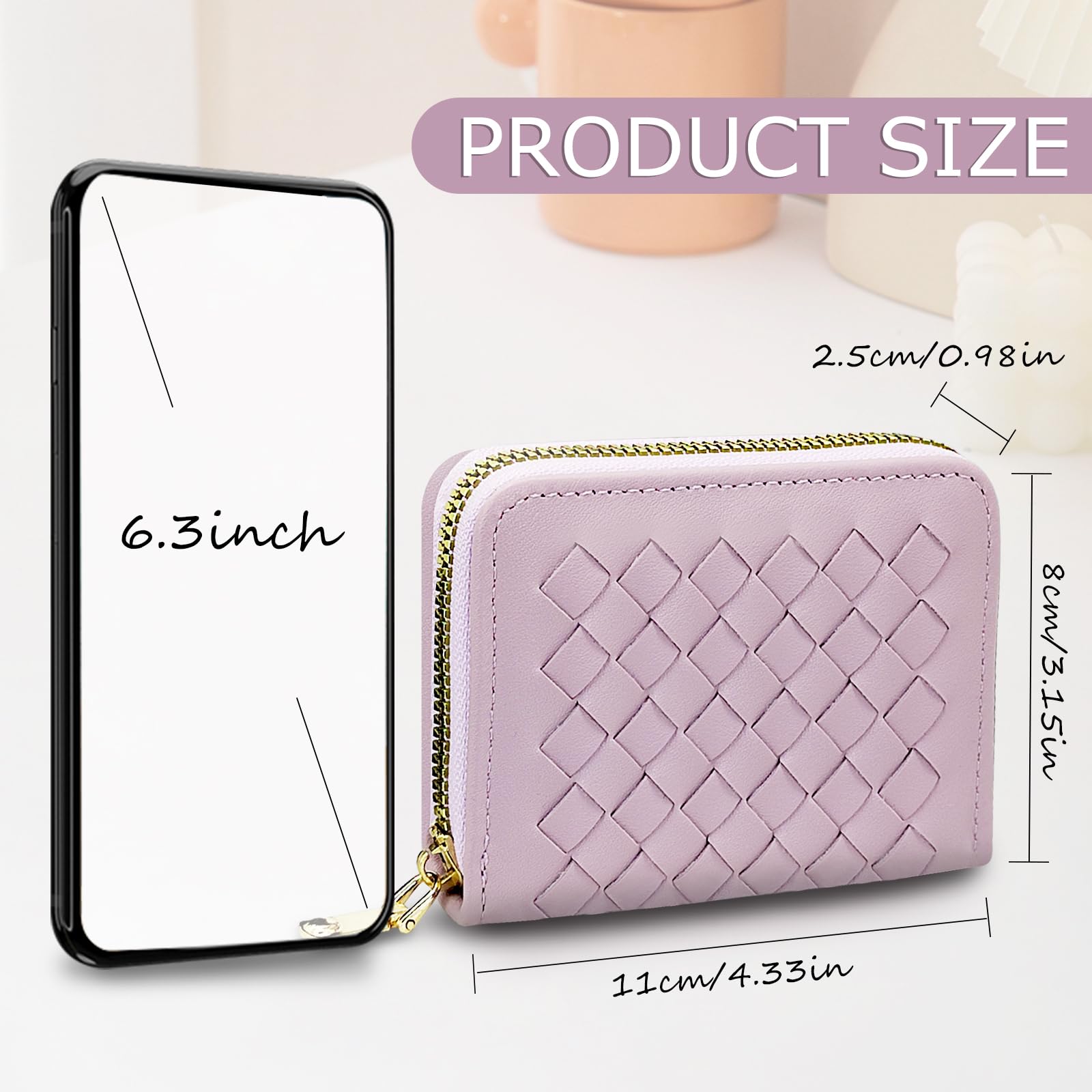 adistylinno-card-wallet-porte-cartes-cuir-violet-tiss-9-cartes image 4