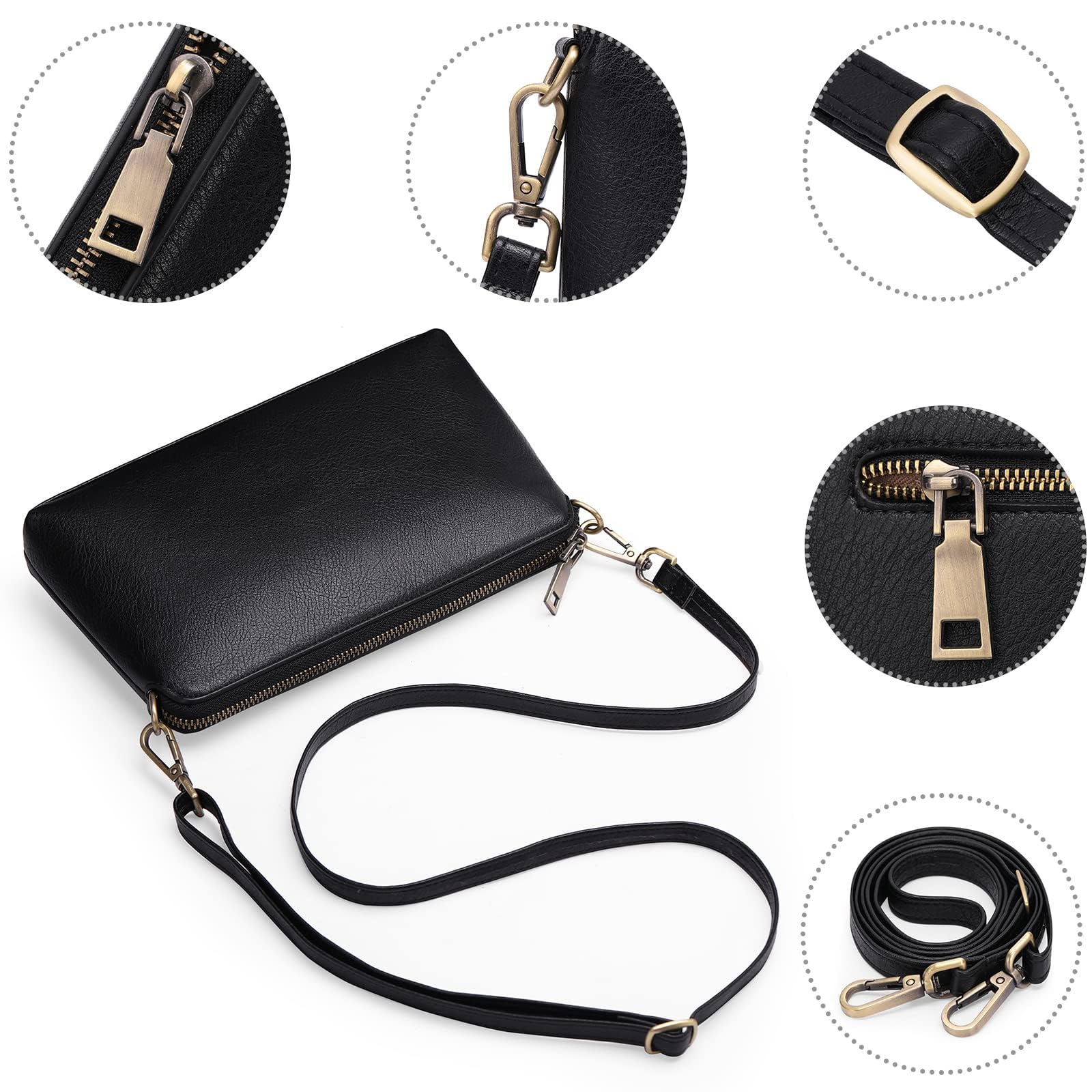 gaekeao-crossbody-bag-sac-bandouli-re-femme-noir-multi-poches image 5