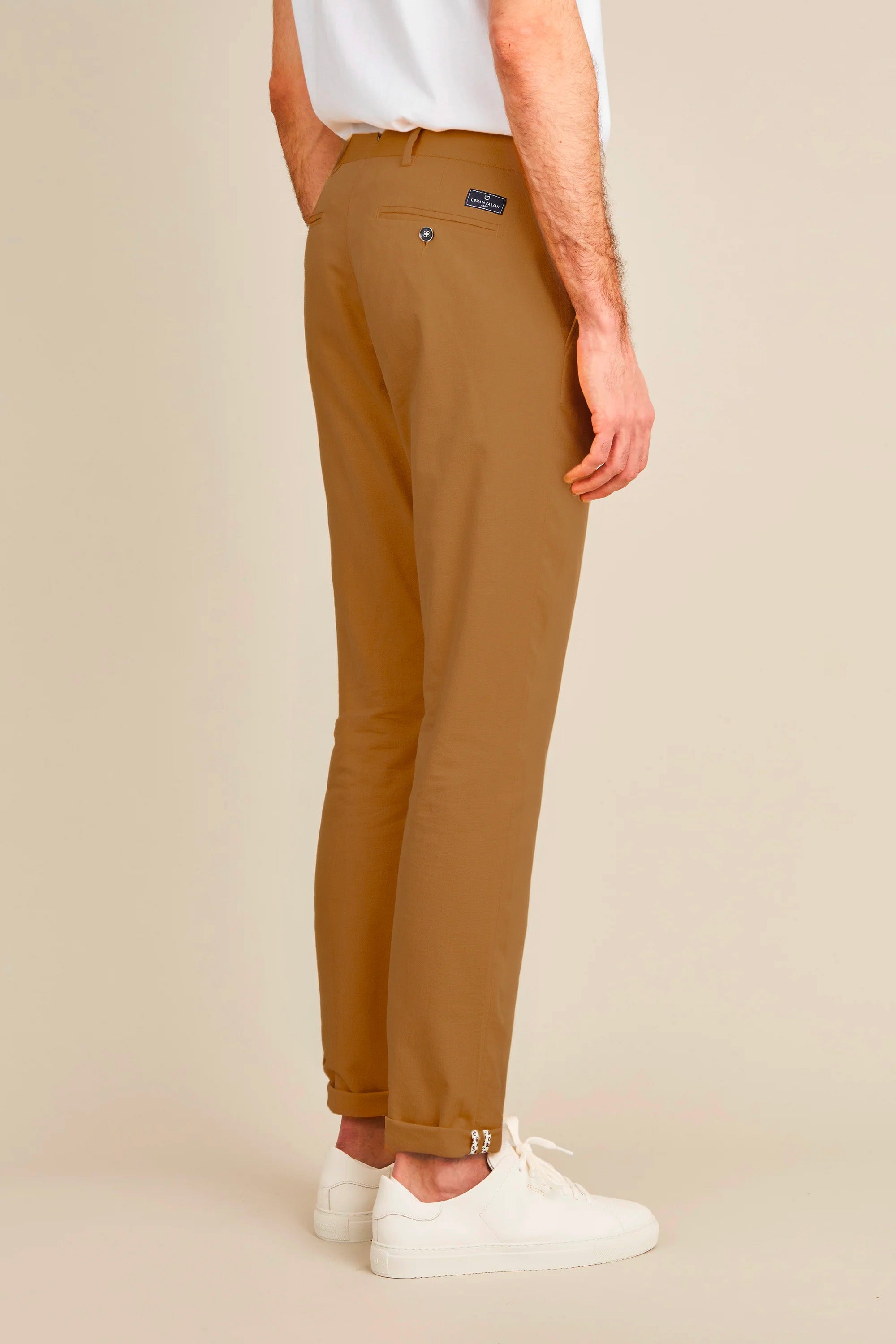 le-pantalon-chinos-homme-chino-aerien-cognac-coton-ete image 3
