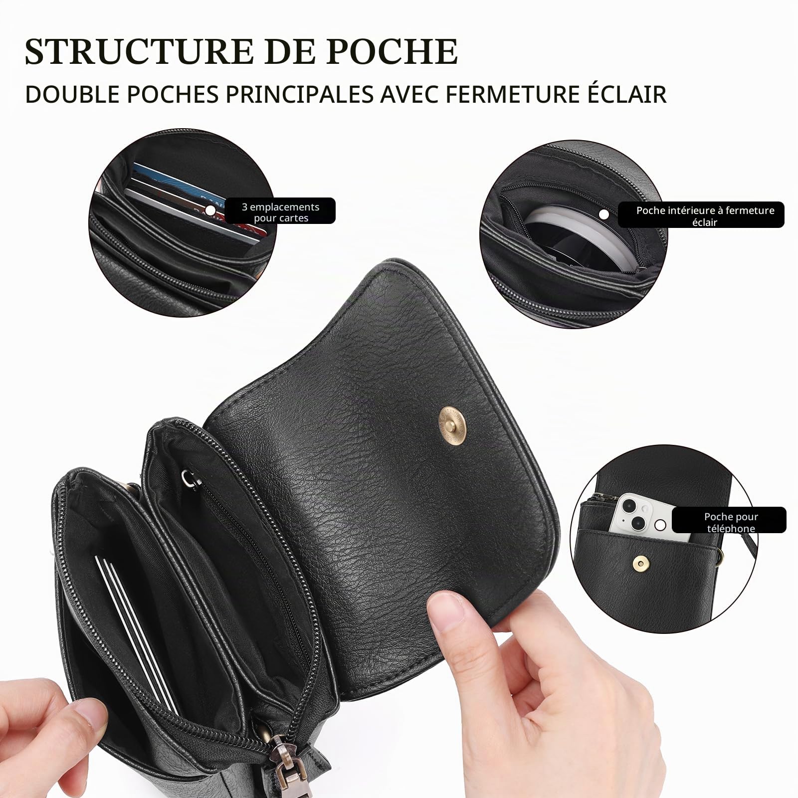 gaekeao-crossbody-bag-sac-bandouli-re-femme-cuir-pochette-zipp-e image 5