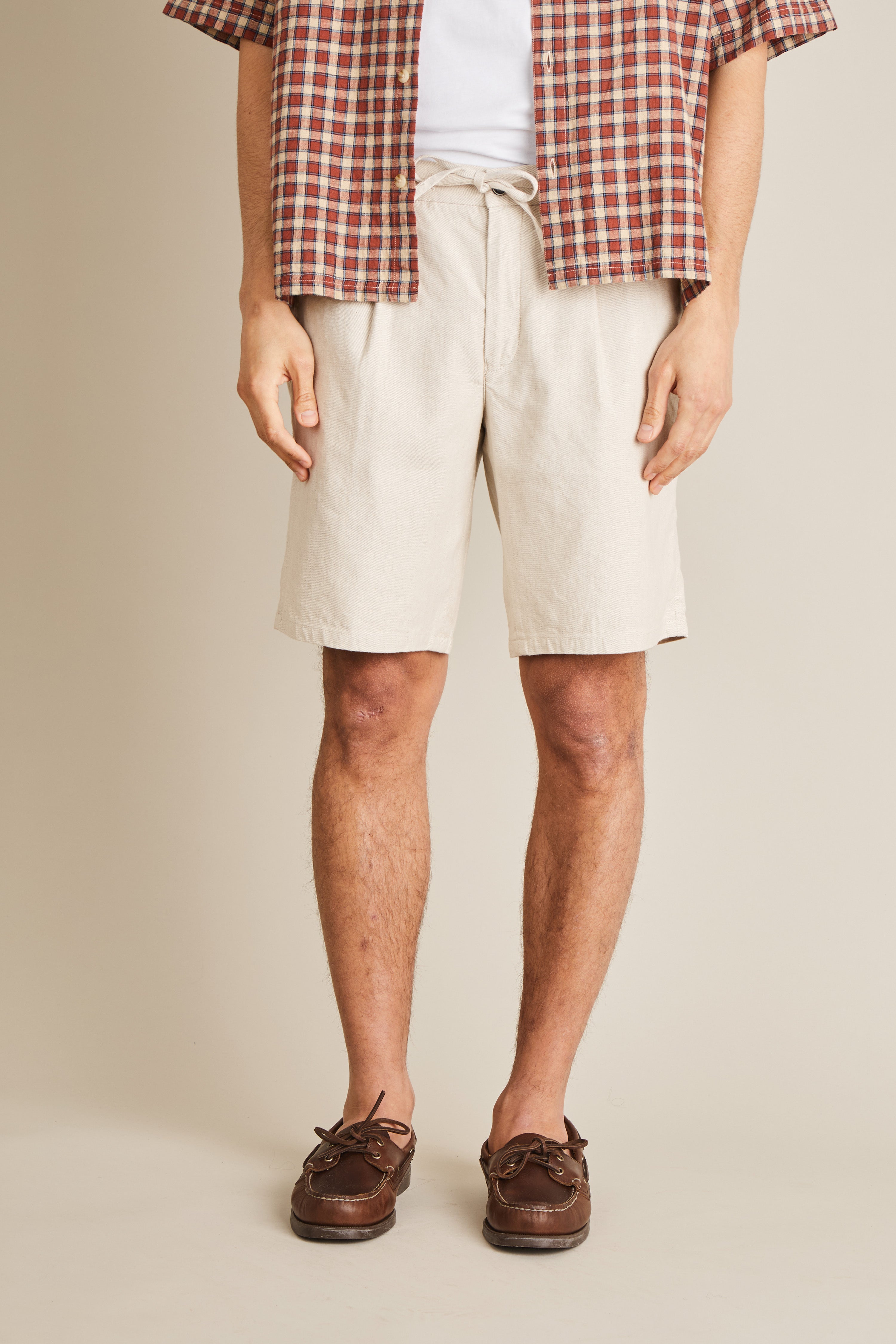 le-pantalon-bermuda-coton-lin-cru-short-lin-respirant image 4