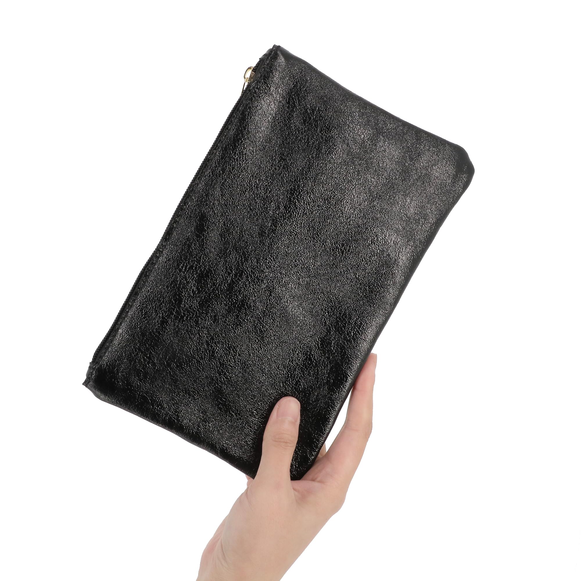 double-tree-porte-monnaie-cuir-pochette-noir-iris-23-cm image 3