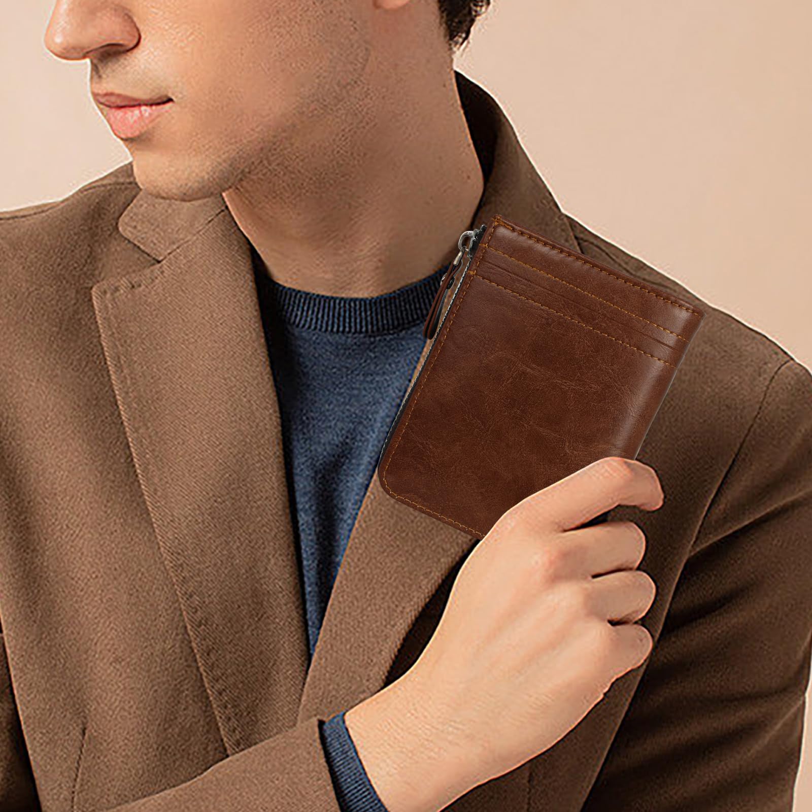 adistylinno-men-s-wallet-portefeuille-homme-marron-cuir-synth-tique image 6