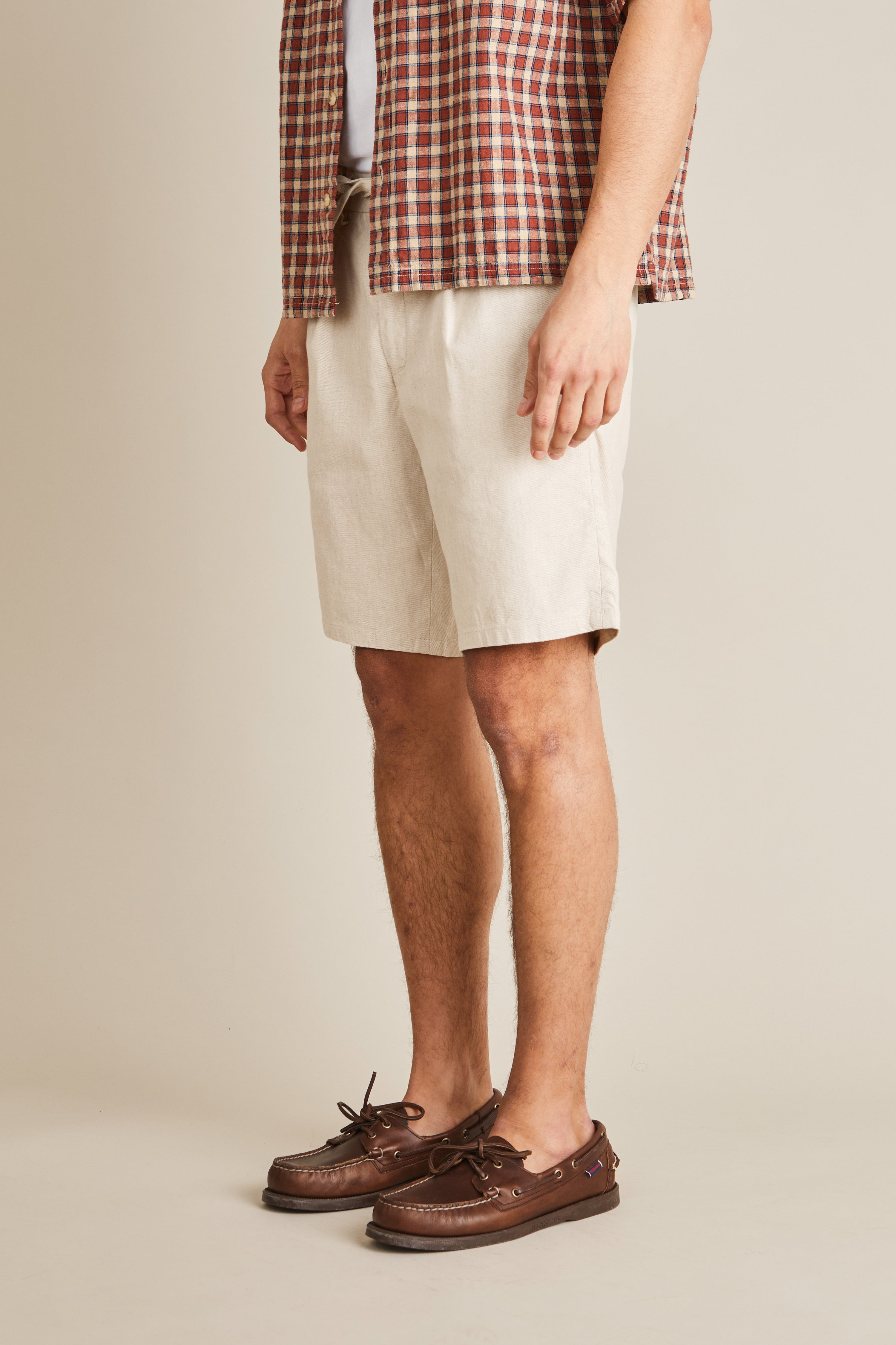 le-pantalon-bermuda-coton-lin-cru-short-lin-respirant image 7