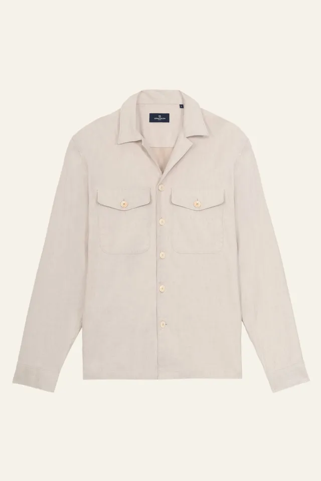 le-pantalon-overshirts-homme-surchemise-coton-lin-cru image 1