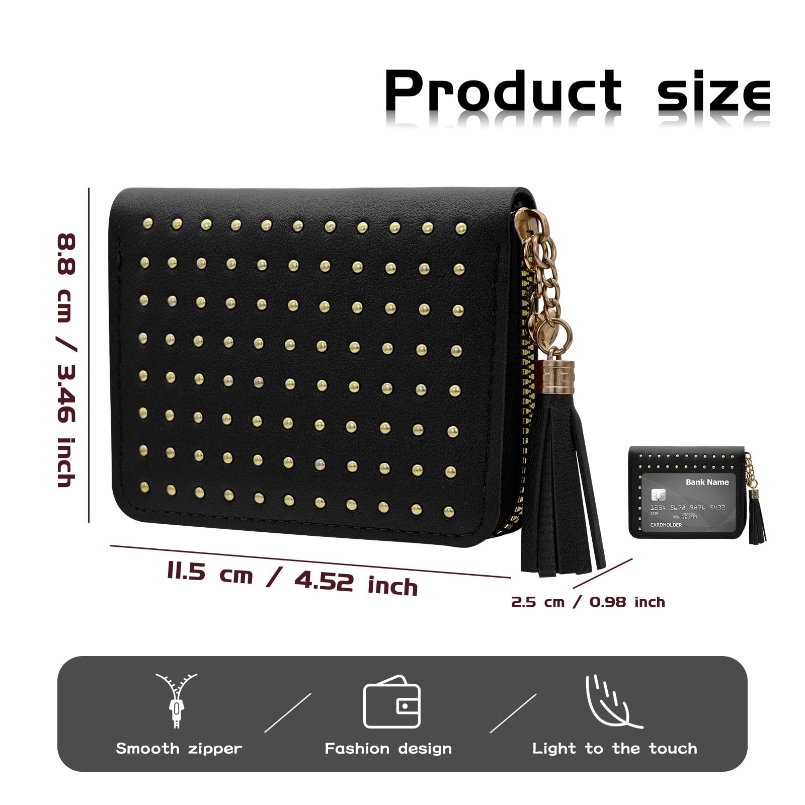 adistylinno-card-wallet-porte-cartes-femme-cuir-noir-perles image 2
