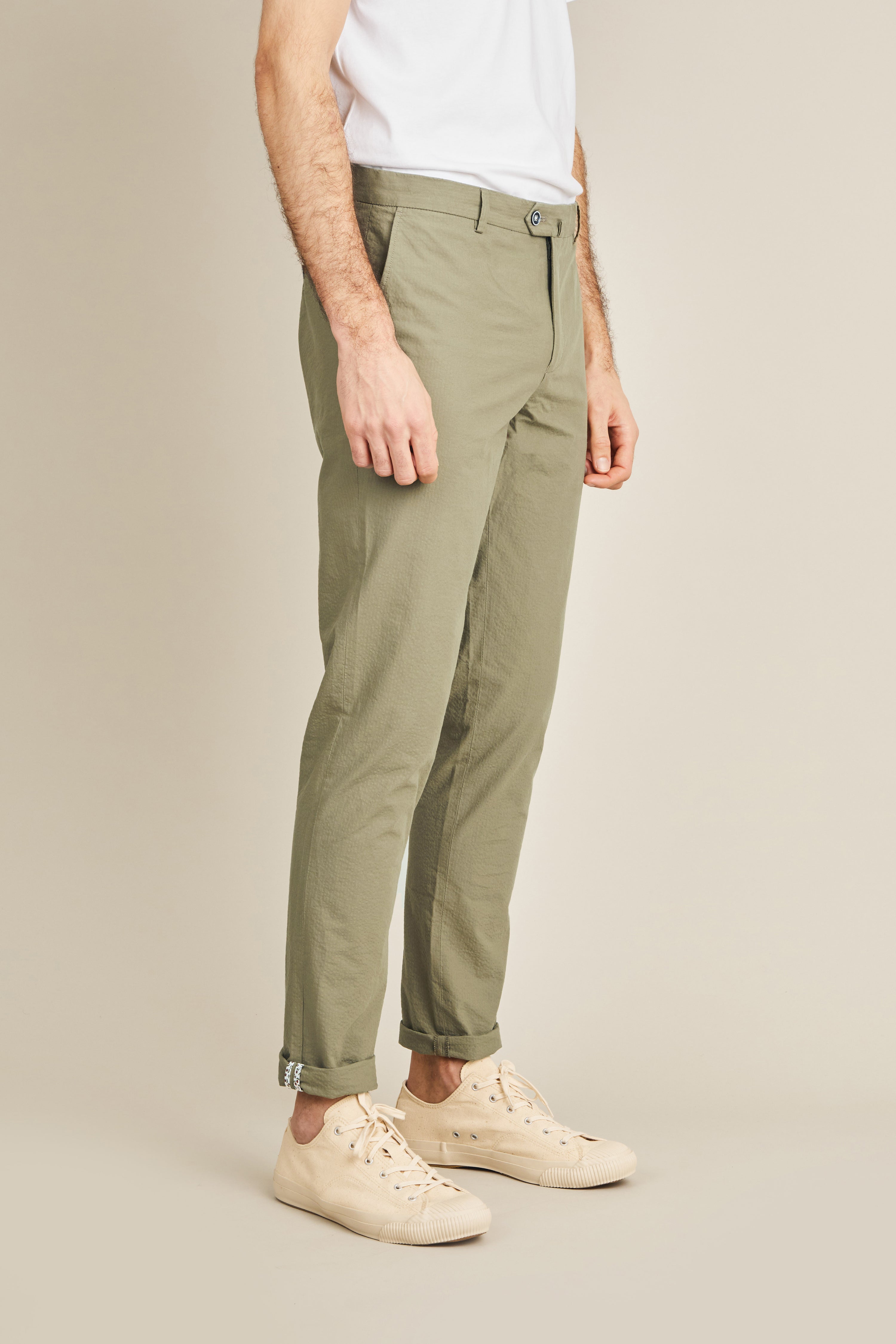 le-pantalon-chino-seersucker-kaki-pantalon-homme-t image 4