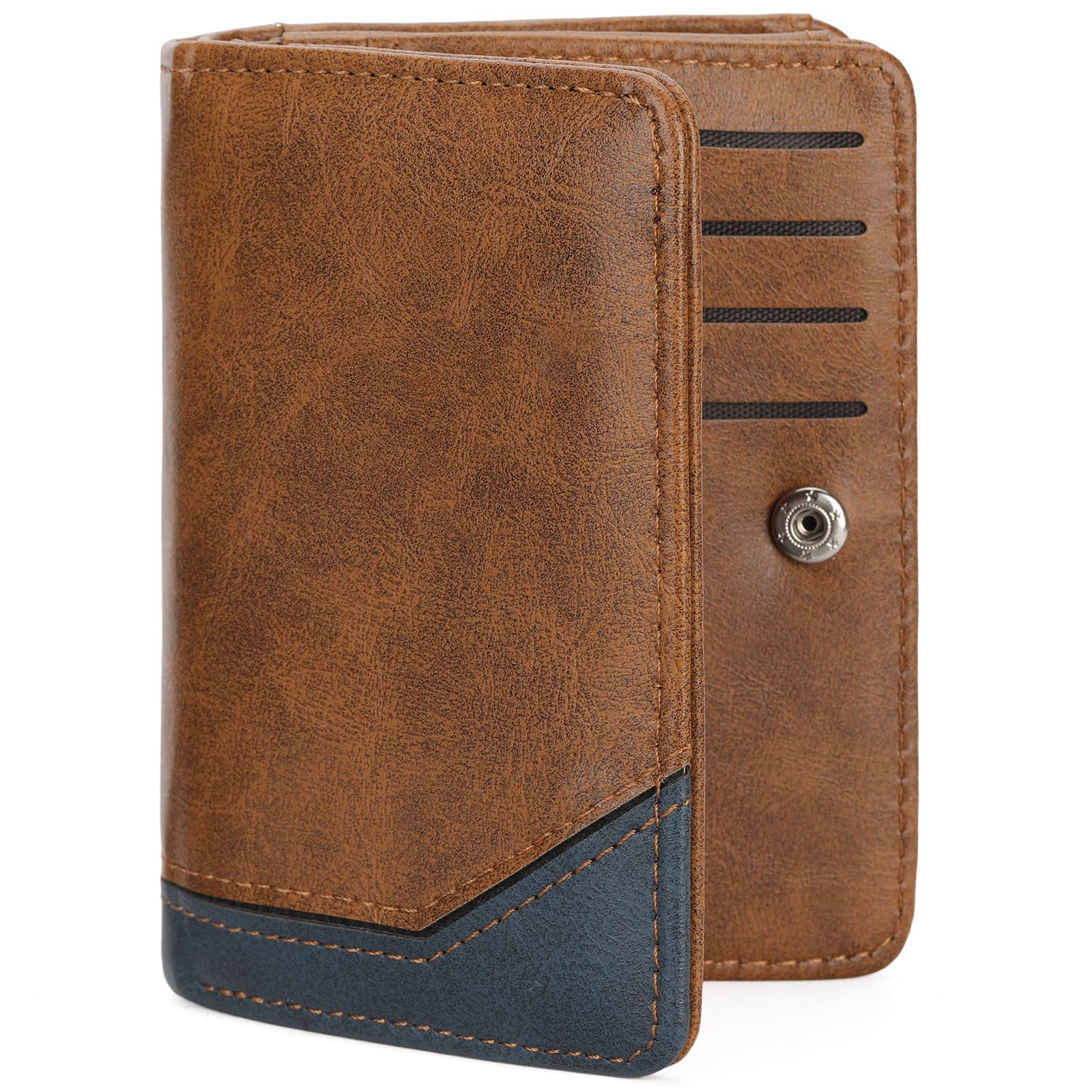 gaekeao-card-holder-wallet-portefeuille-homme-marron-zip image 7