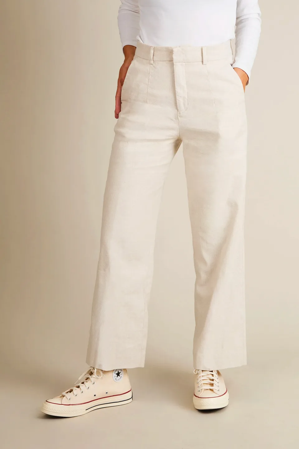 le-pantalon-femme-fm-lpwpf-1-pantalon-flare-cru-lin image 1