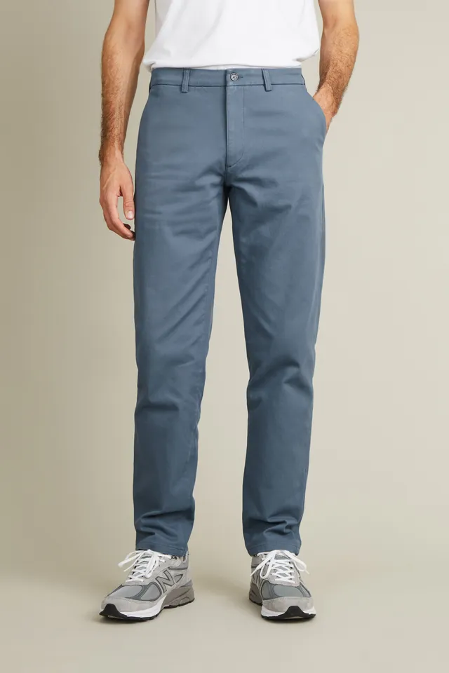 le-pantalon-chinos-homme-chino-droit-bleu-jasmin-coton image 1