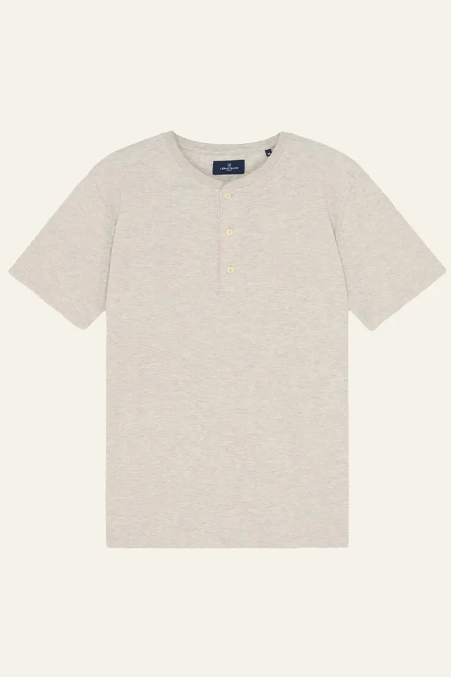 le-pantalon-henley-tee-shirt-homme-gris-chin-coton-taille-m image 1