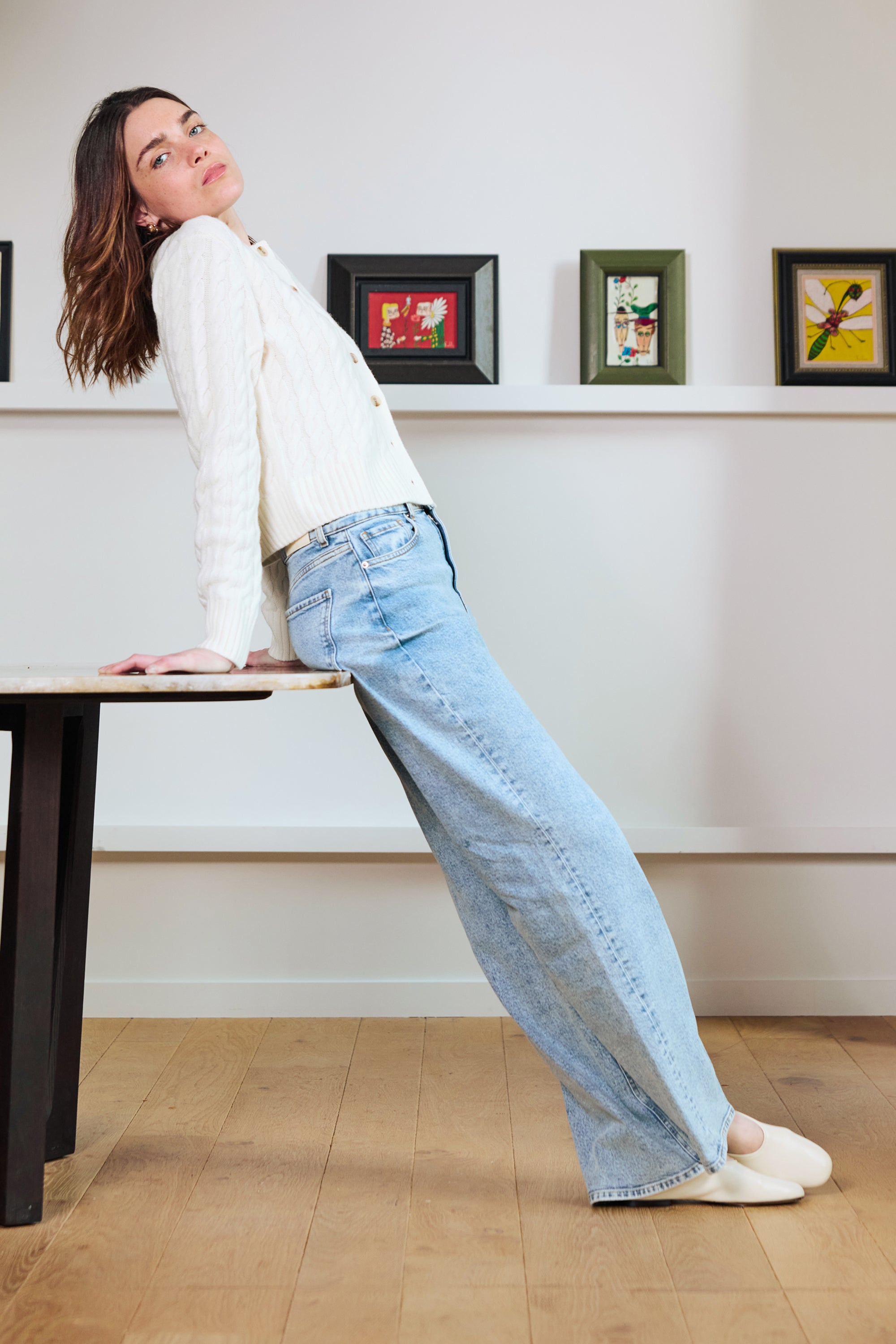 le-pantalon-jean-wideleg-bleached-femme-taille-haute image 6