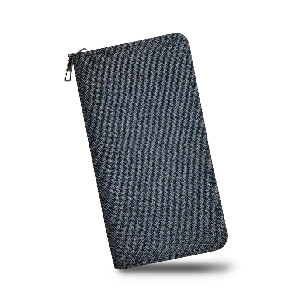 adistylinno-men-s-wallet-portefeuille-homme-toile-long-noir image 1