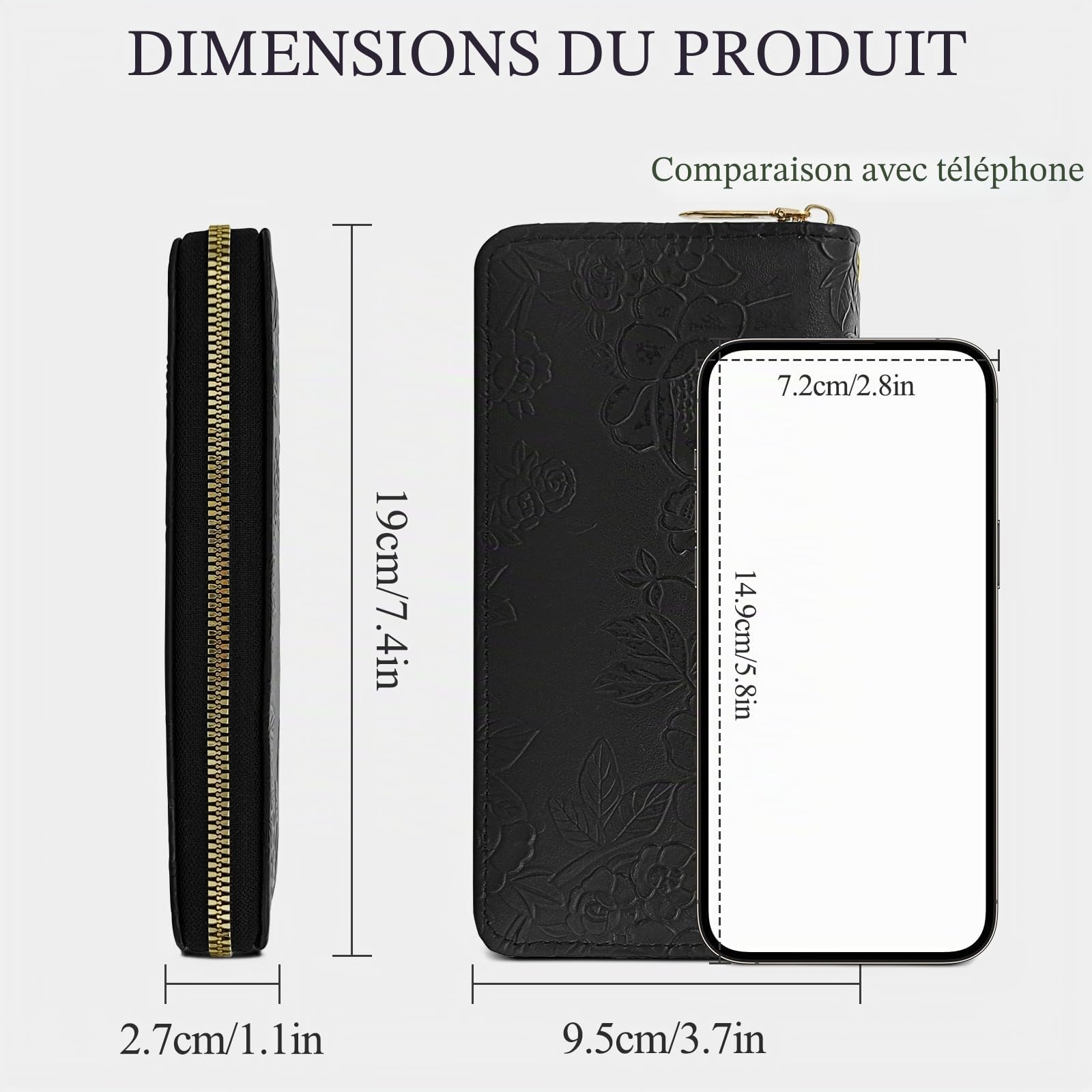 adistylinno-women-s-wallet-portefeuille-long-noir-floral image 4