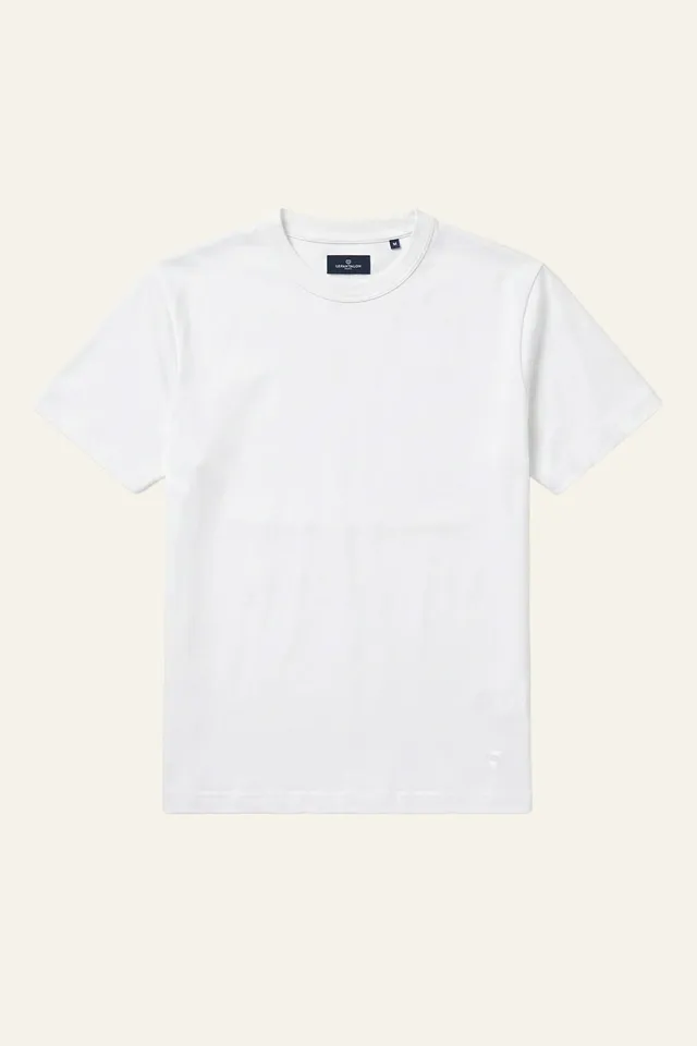 le-pantalon-t-shirts-homme-tee-shirt-blanc-coton-pais image 1
