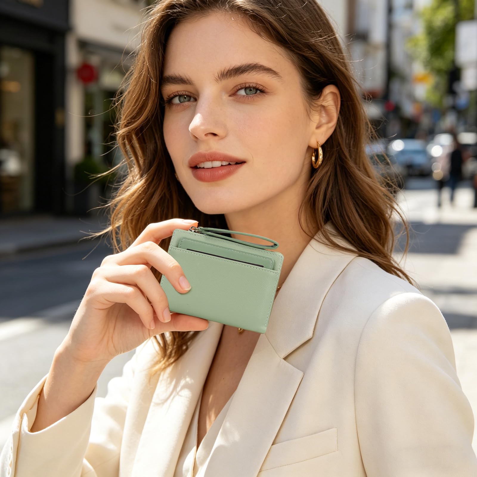 adistylinno-women-s-wallet-portefeuille-femme-vert-dragonne image 7