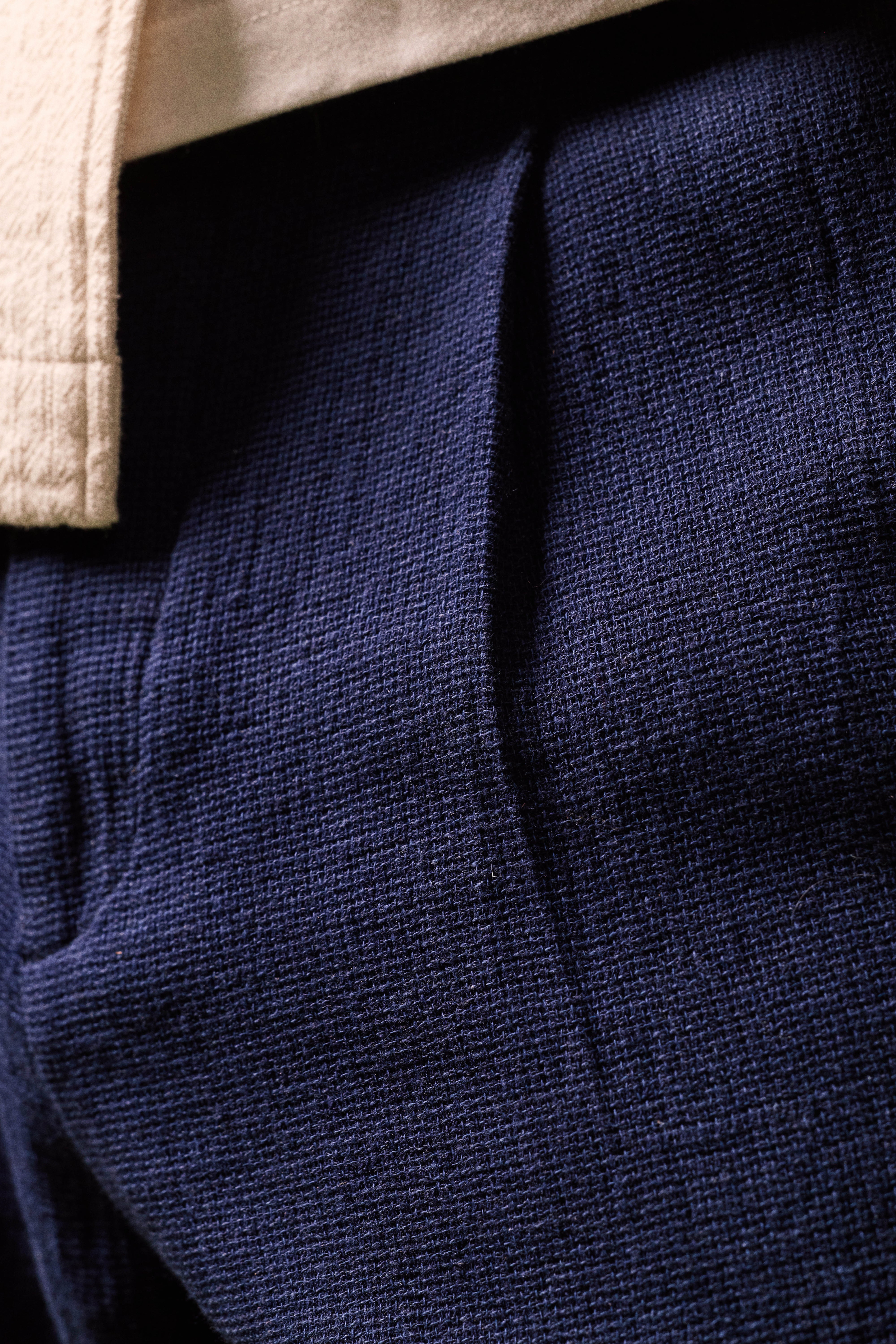 le-pantalon-jogpant-fm-lpjog-6-pantalon-jogging-indigo-coton-lin image 2