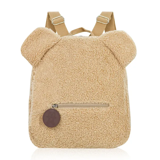 adistylinno-backpack-mini-sac-dos-ours-peluche-kaki image 1