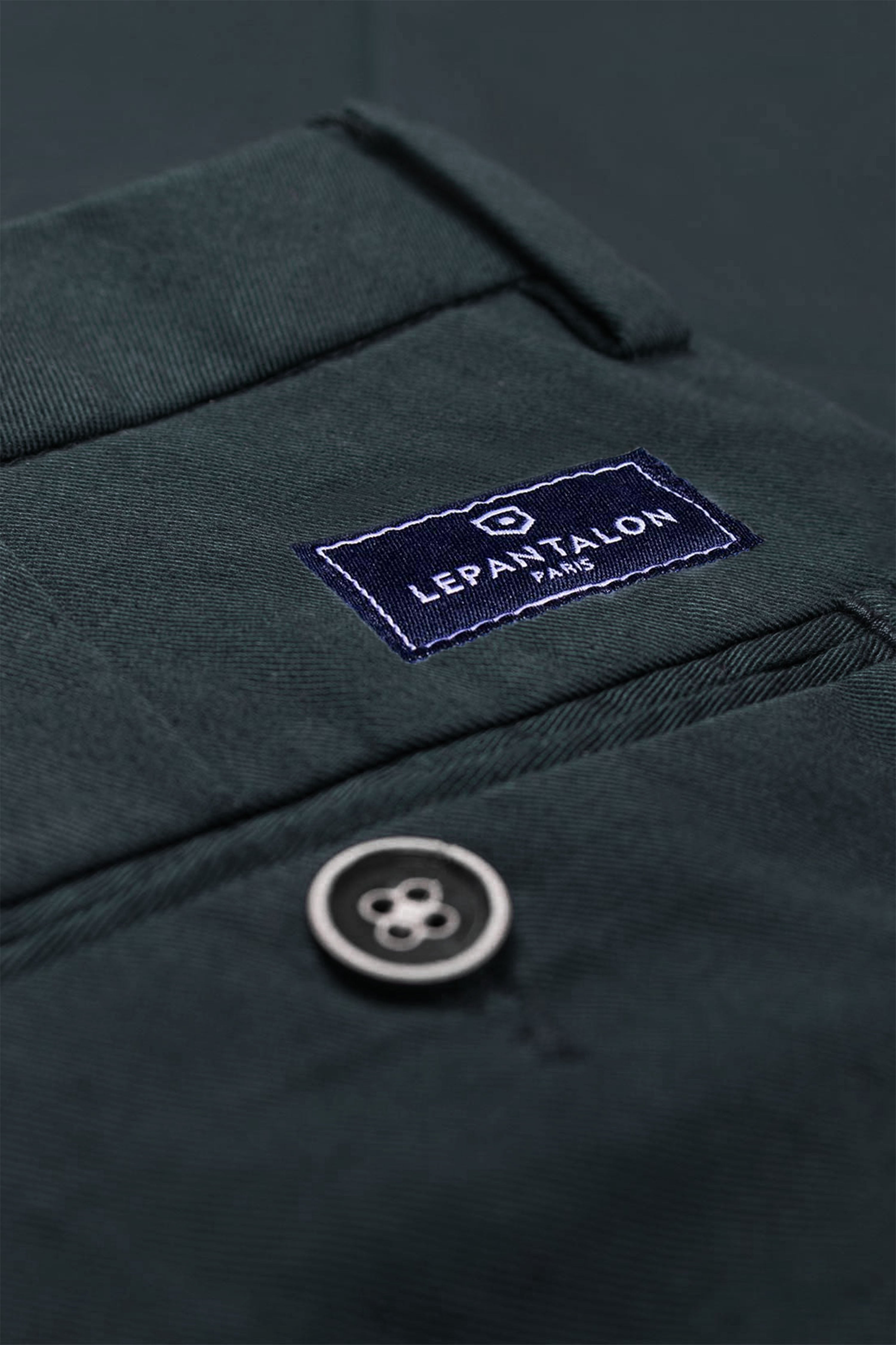 le-pantalon-chinos-homme-classique-chino-vert-anglais-coton image 3