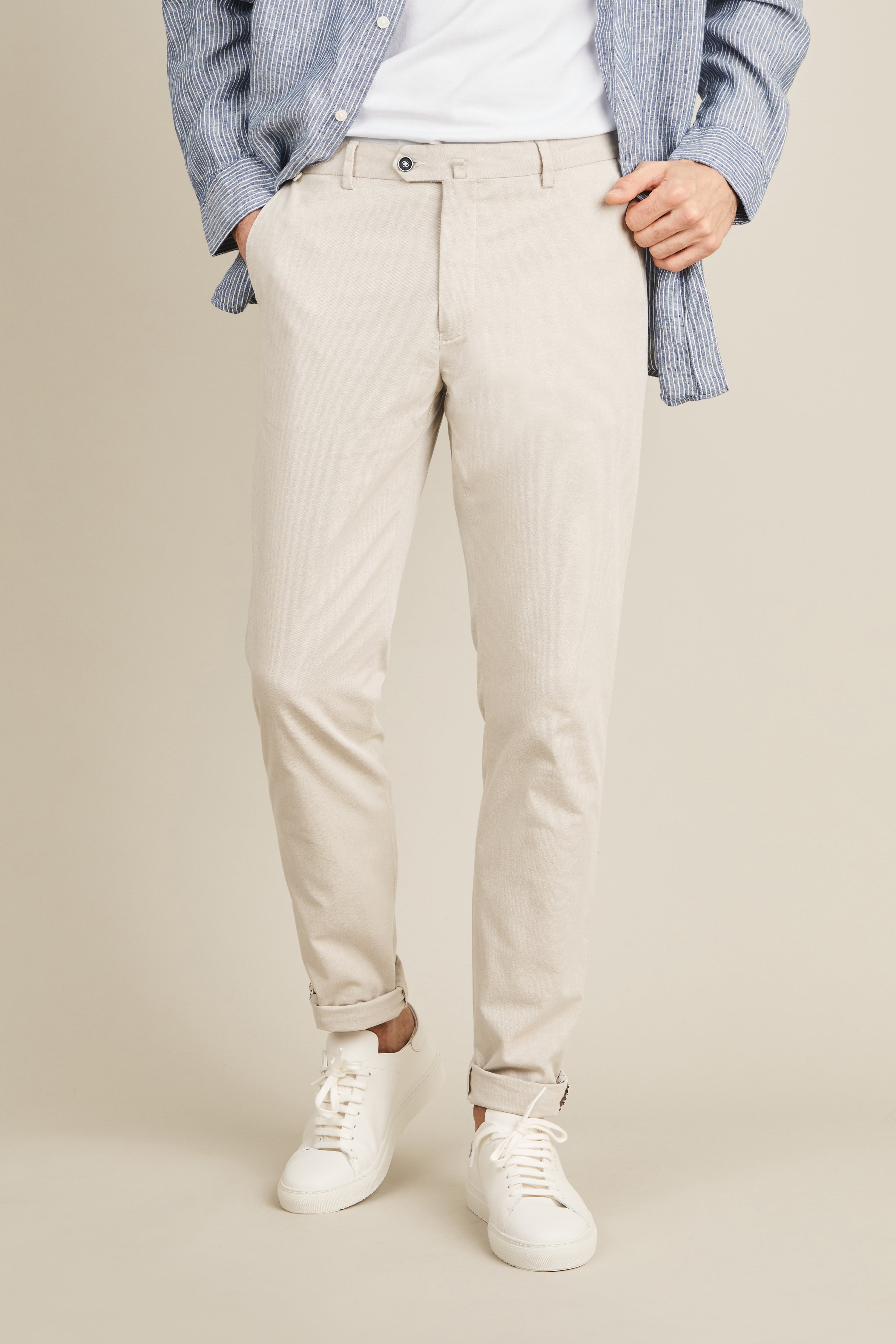 le-pantalon-chinos-homme-fm-lpcl-4-chino-beige-a-rien image 1