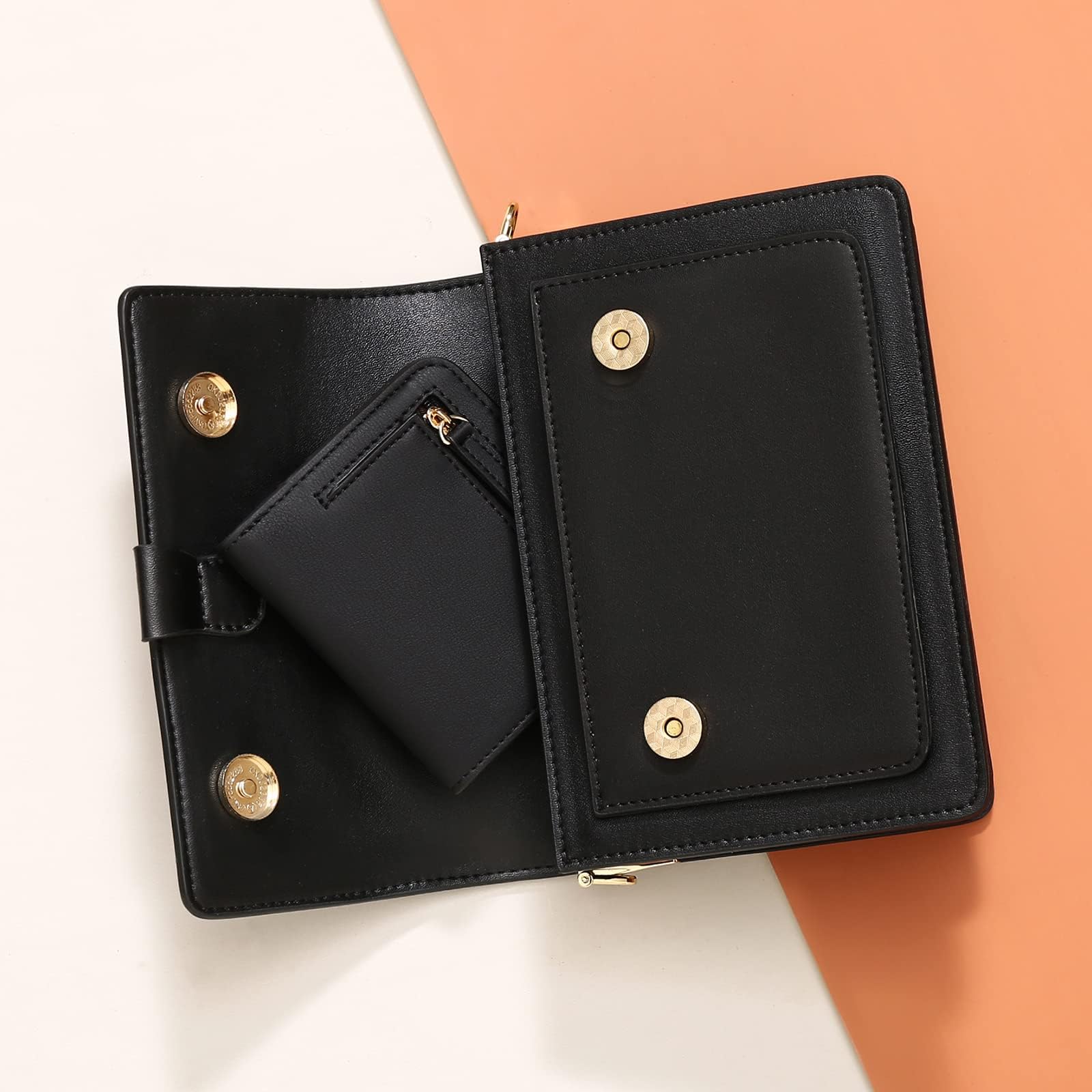 gaekeao-women-s-small-wallet-portefeuille-femme-noir image 6