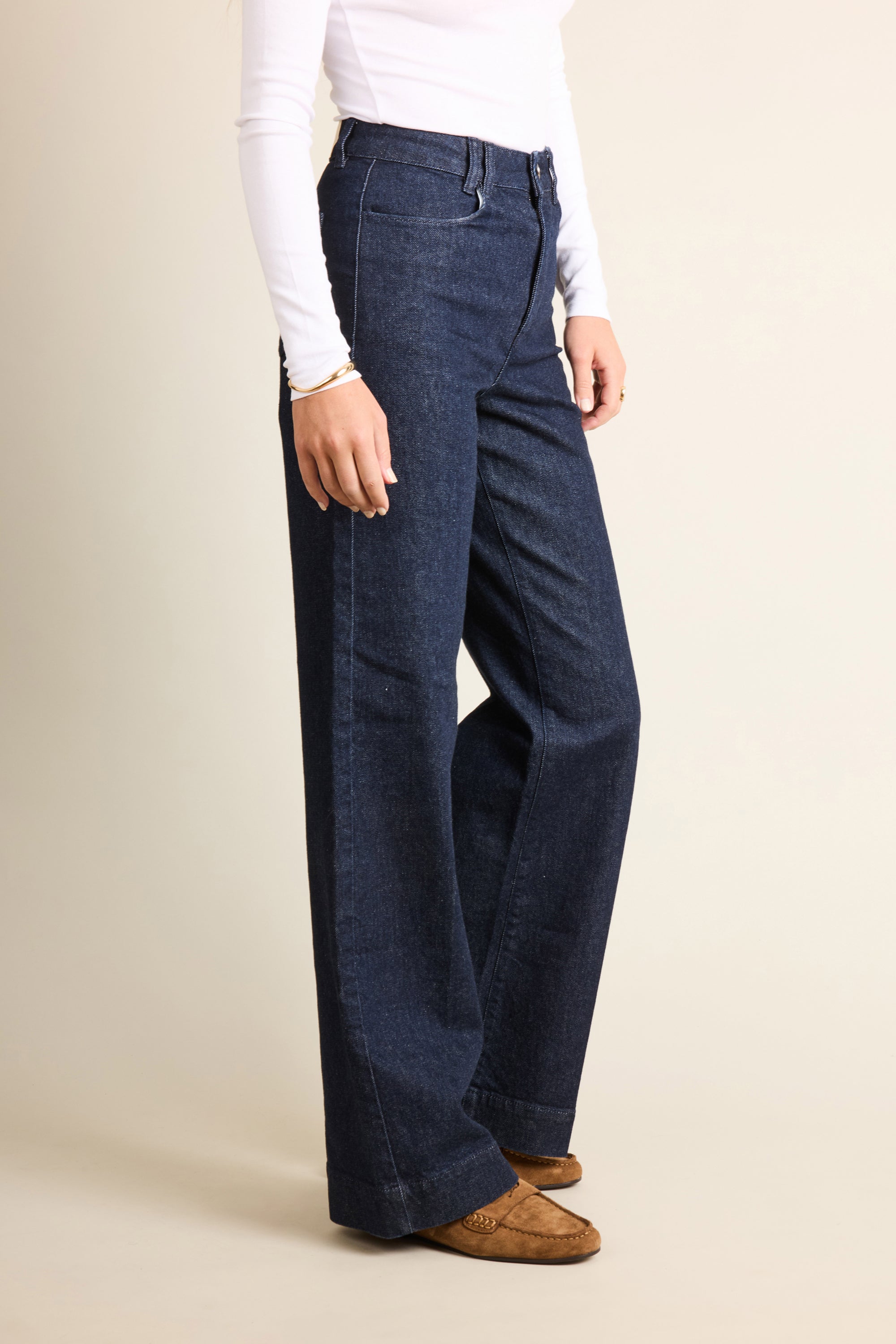 le-pantalon-jeans-femme-wideleg-brut-jean-taille-haute-coton image 5