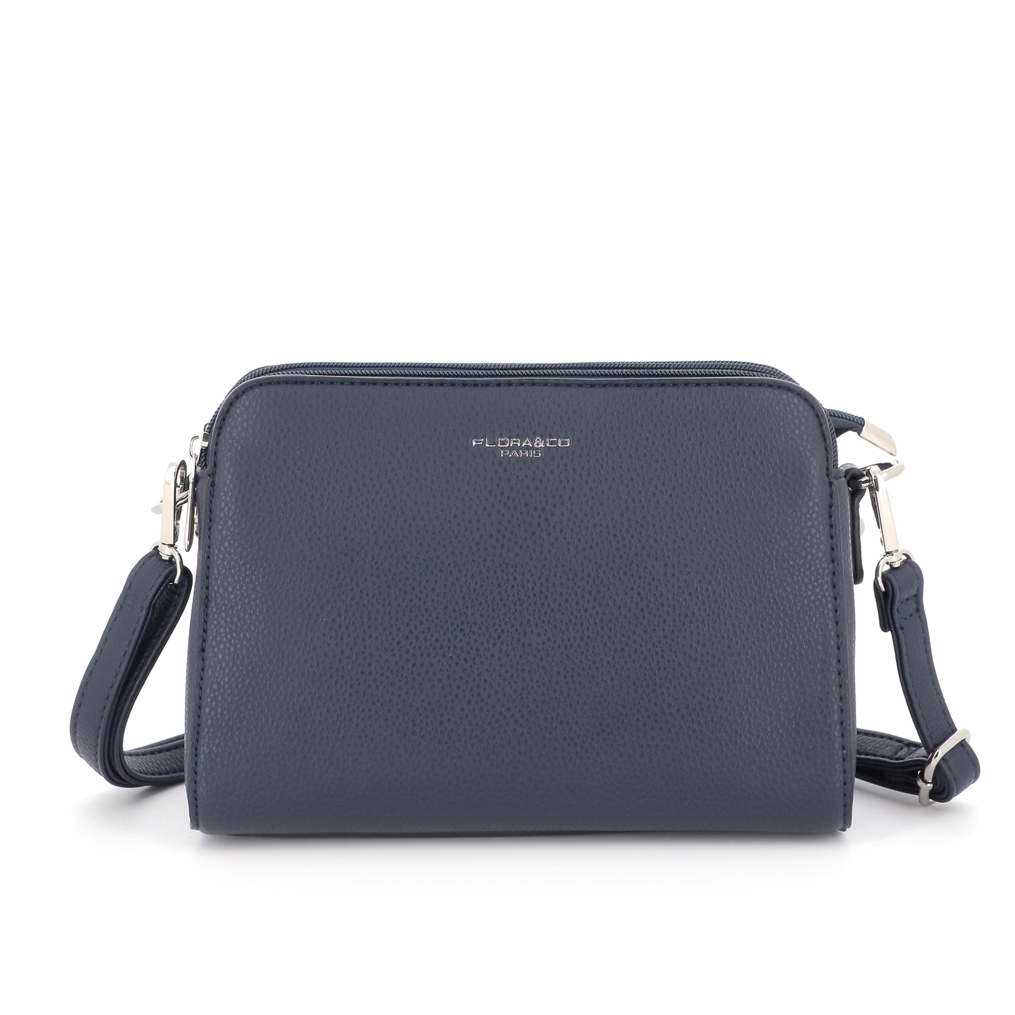 flora-co-sac-bandouli-re-trap-ze-bleu-marine image 1