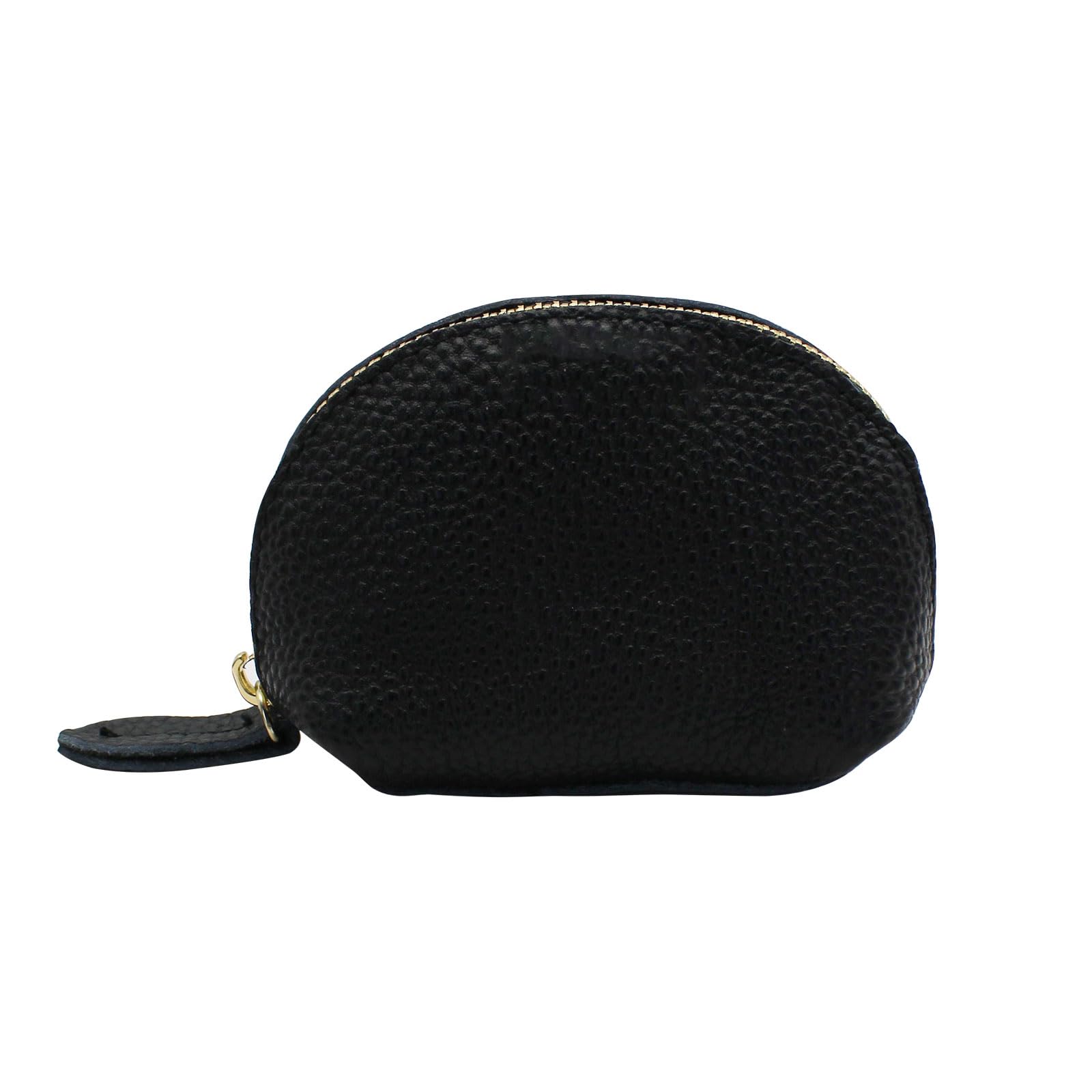 adistylinno-women-s-wallet-porte-monnaie-noir-demi-rond-zip image 1