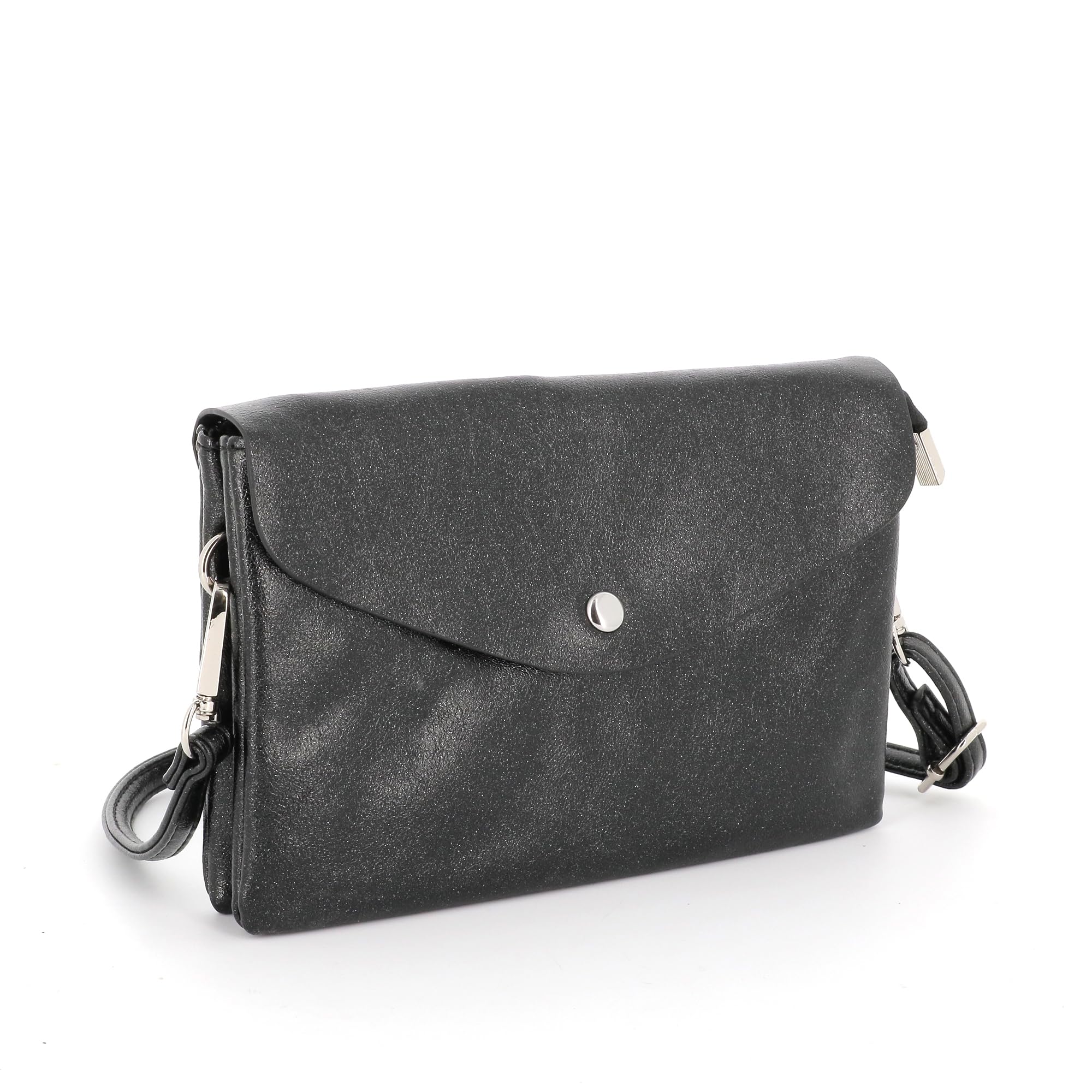 flora-co-sacs-bandouli-res-sacoche-noir-simili-cuir-2-poches image 3