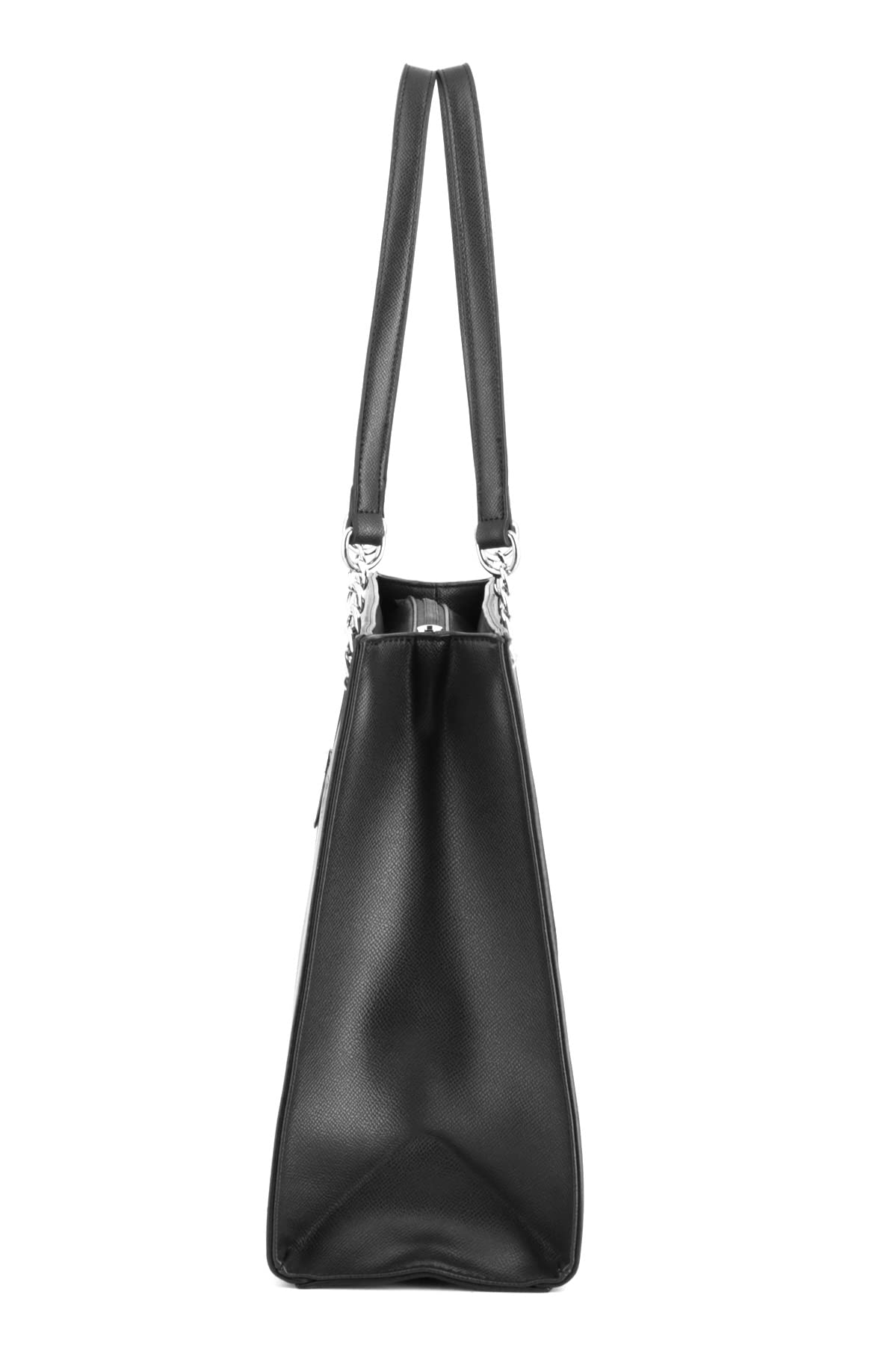 flora-co-cabas-sac-main-femme-noir-similicuir-cha-ne-a4 image 8