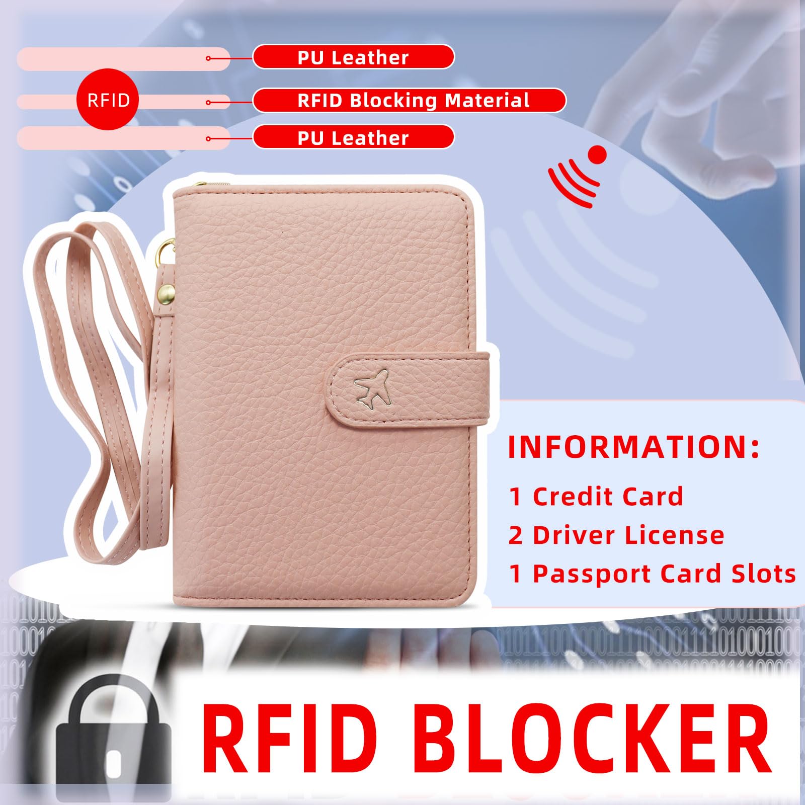adistylinno-passport-wallet-porte-passeport-rose-rfid image 5