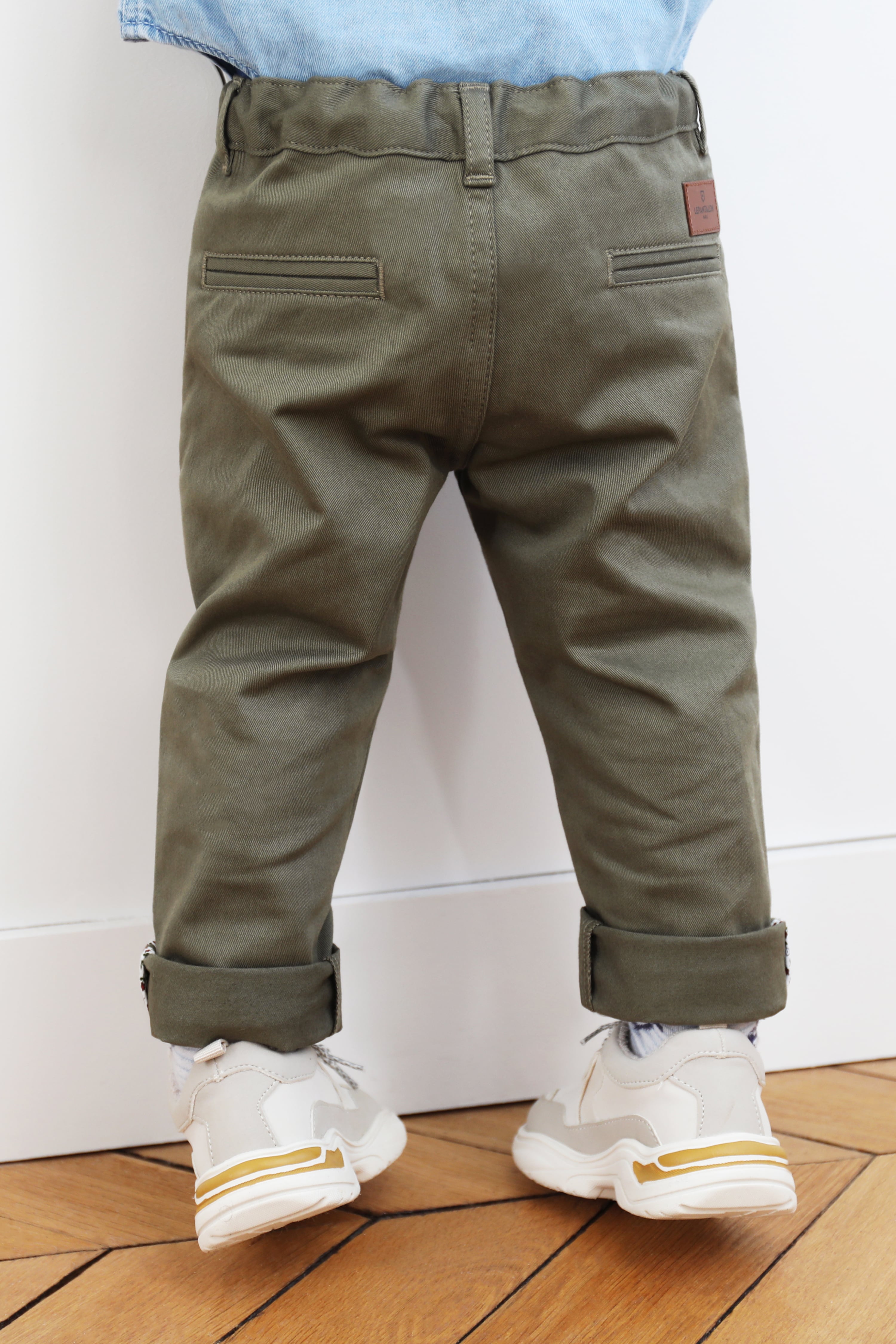 le-pantalon-chinos-enfant-chino-bleu-marine-coton image 5