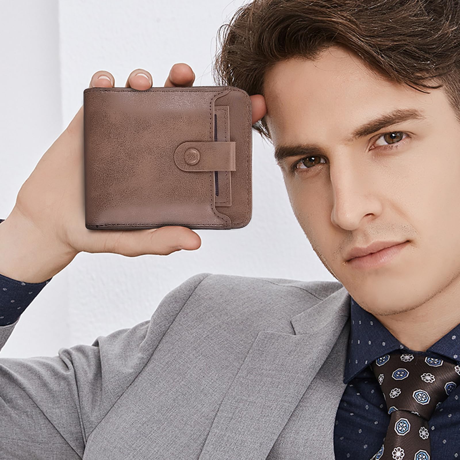 adistylinno-wallet-portefeuille-homme-cuir-pu-compact-zip image 7
