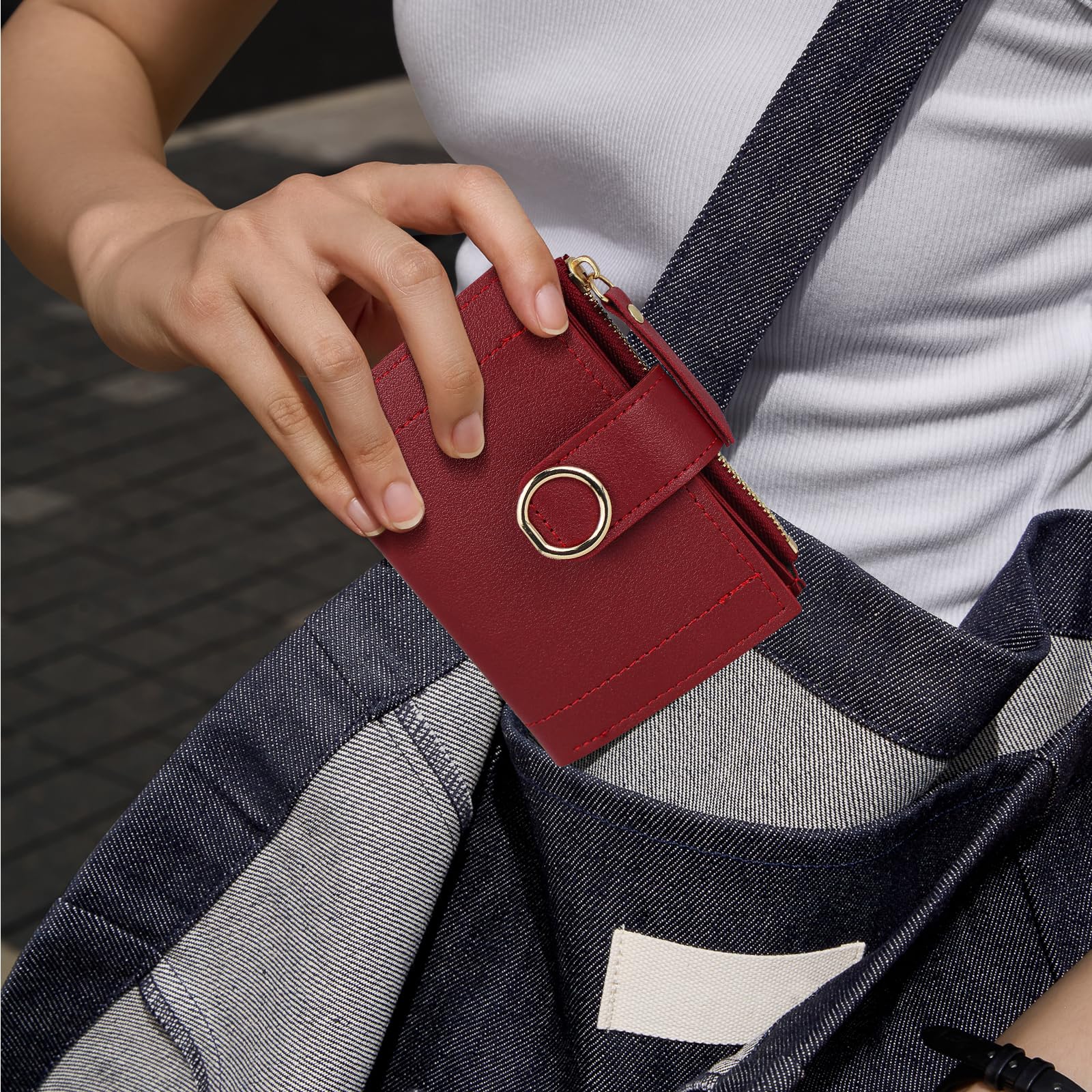adistylinno-women-s-wallet-portefeuille-femme-rouge-cuir-pu image 7